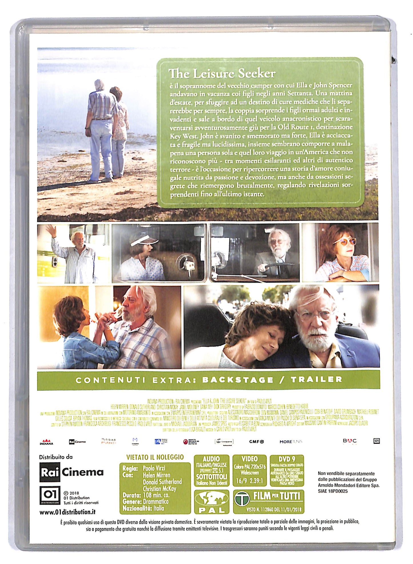 EBOND Ella & John - The Leisure Seeker EDITORIALE DVD D813437