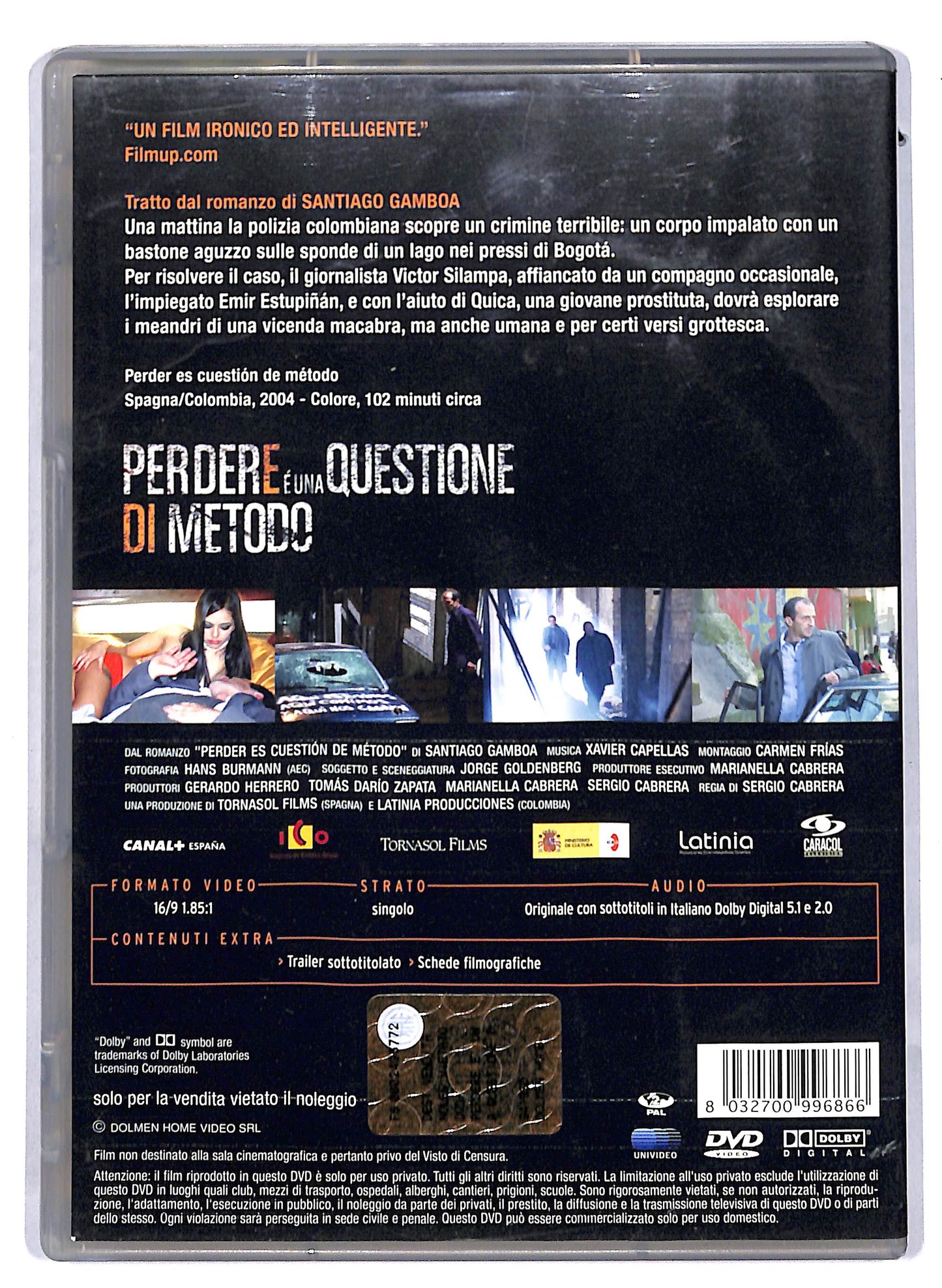 EBOND Perdere e Una Questione Di Metodo DVD D813465
