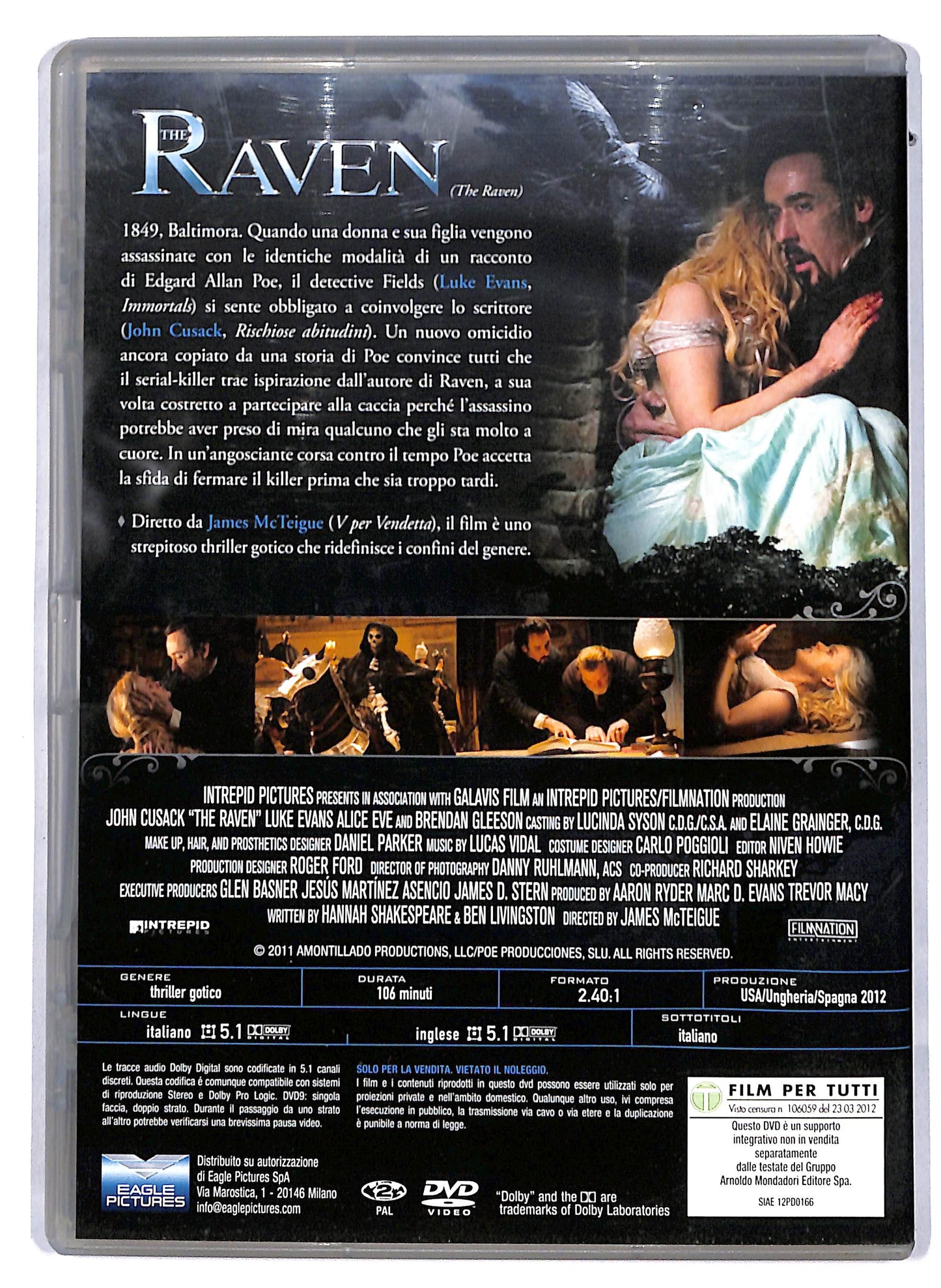 EBOND The Raven EDITORIALE DVD D813466