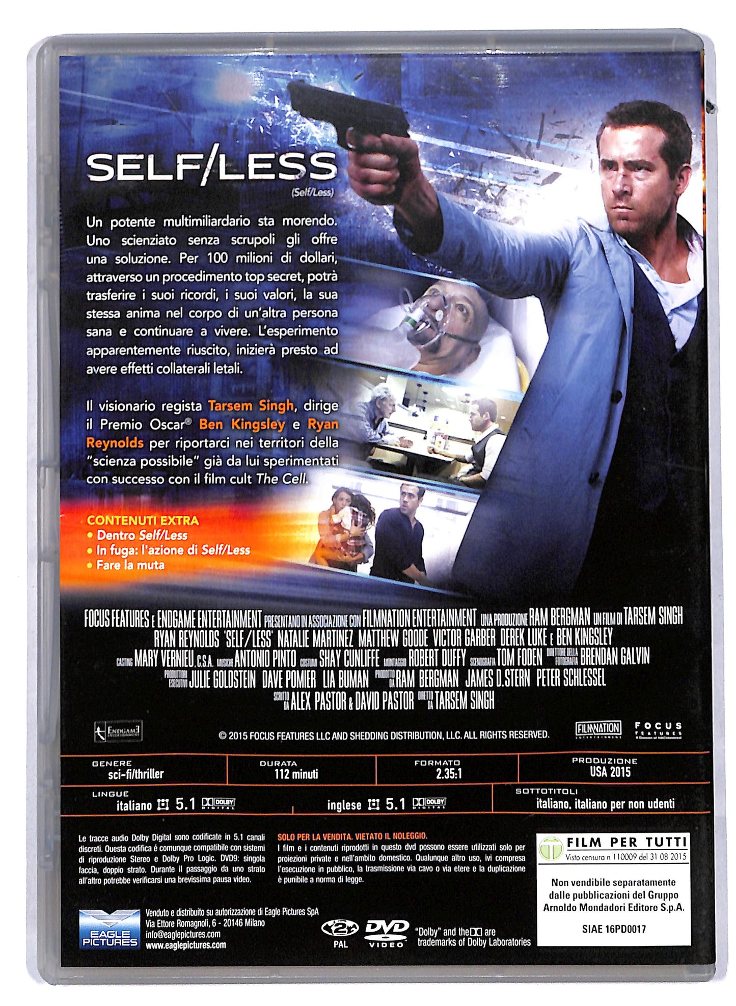EBOND Self/less EDITORIALE DVD D813508