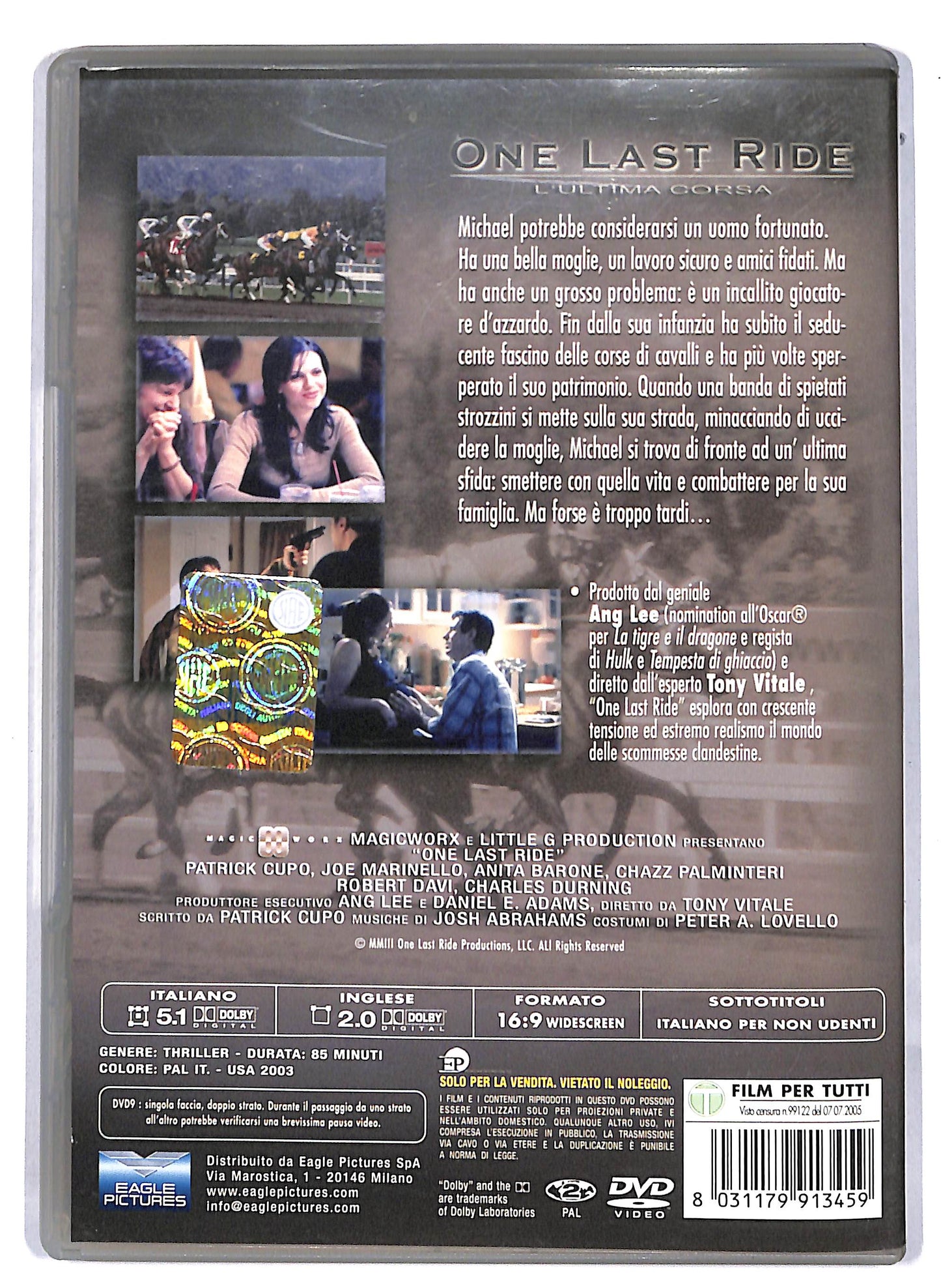 EBOND One Last Ride - L'ultima corsa DVD D813518