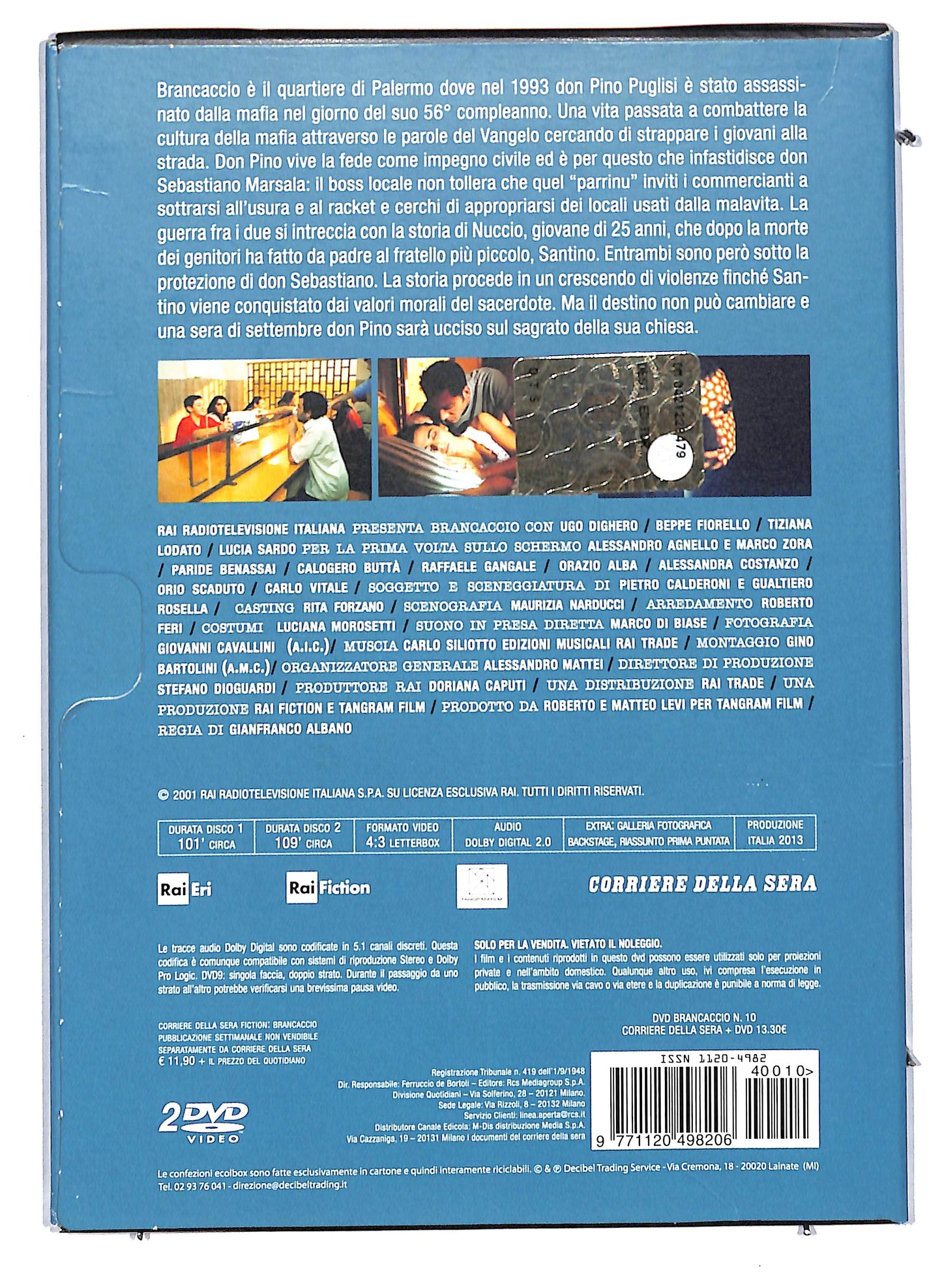 EBOND Brancaccio volume 10 - ugo dighero EDITORIALE DIGIPACK DVD D813556