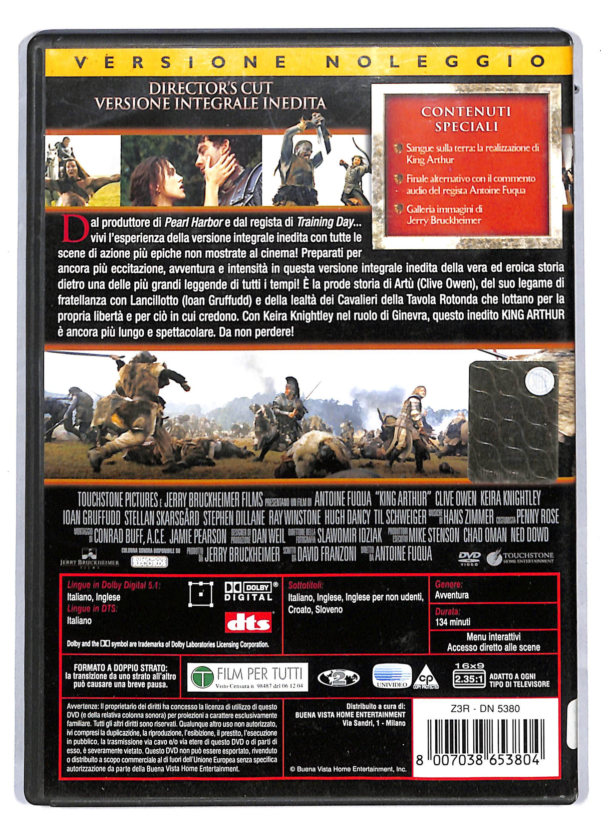 EBOND King Arthur - Director's cut NOLEGGIO DVD D813630