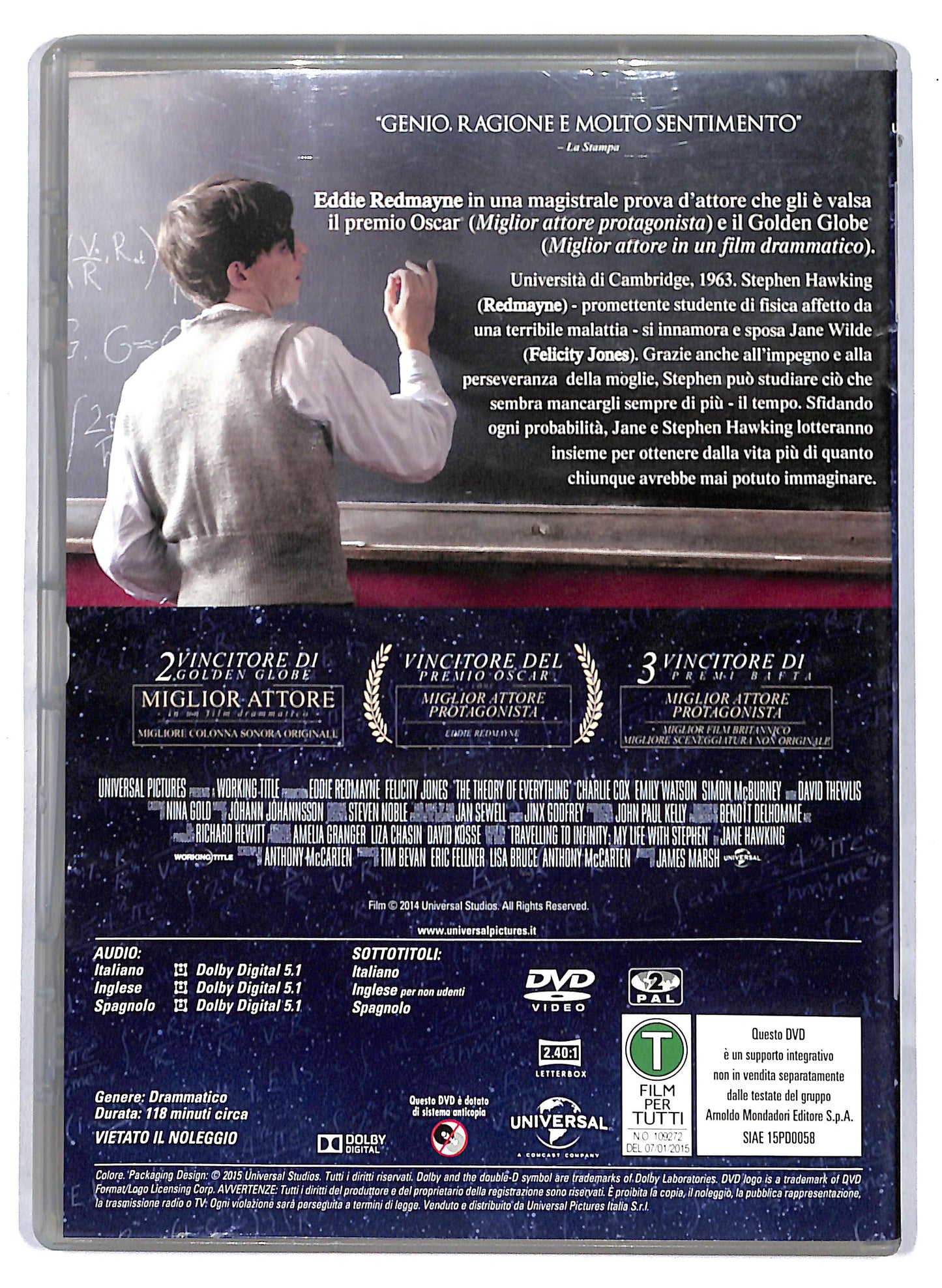 EBOND La teoria del tutto EDITORIALE DVD D813642