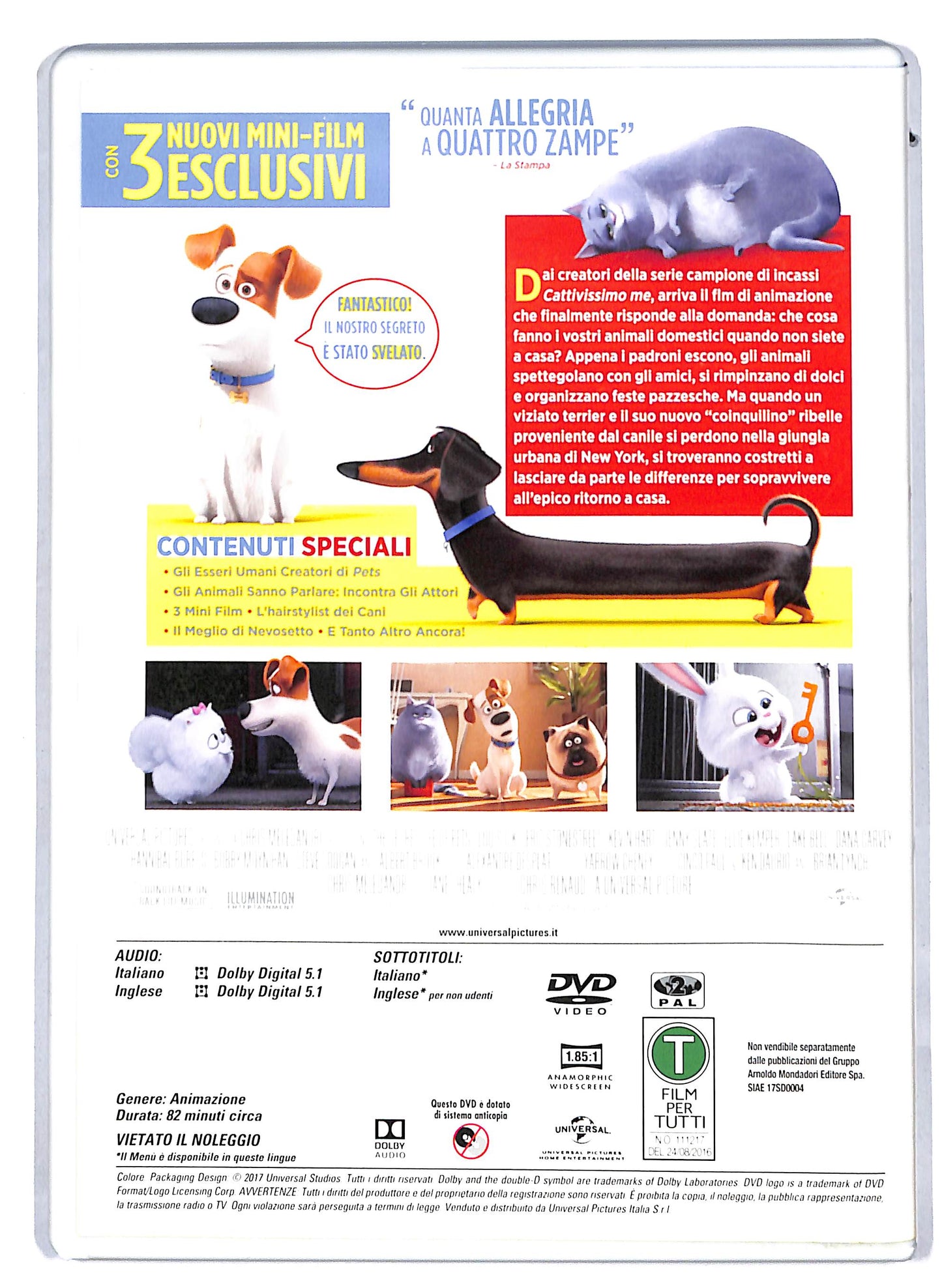 EBOND Pets - Vita da animali EDITORIALE DVD D813655