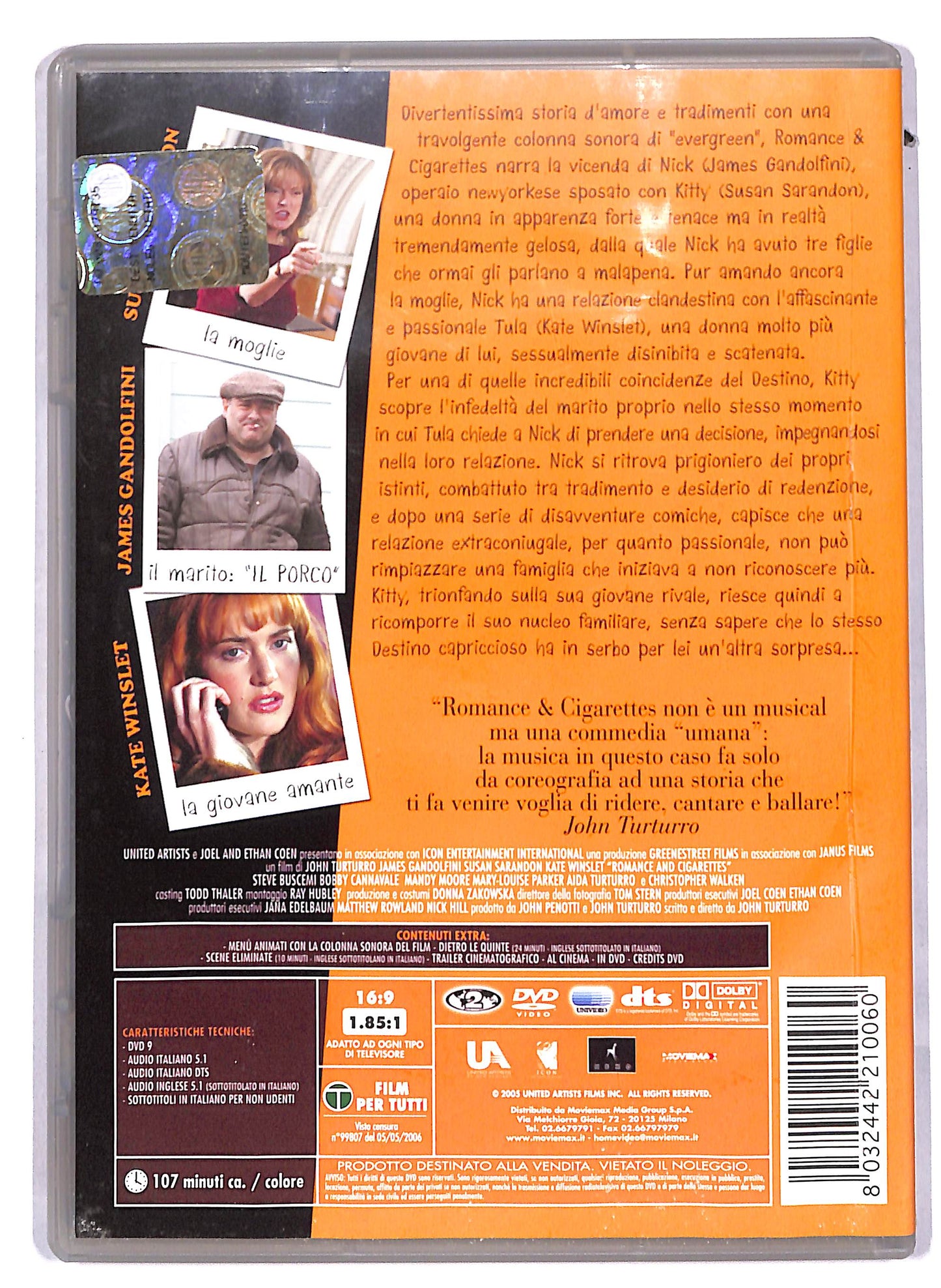 EBOND Romance & Cigarettes DVD D813664
