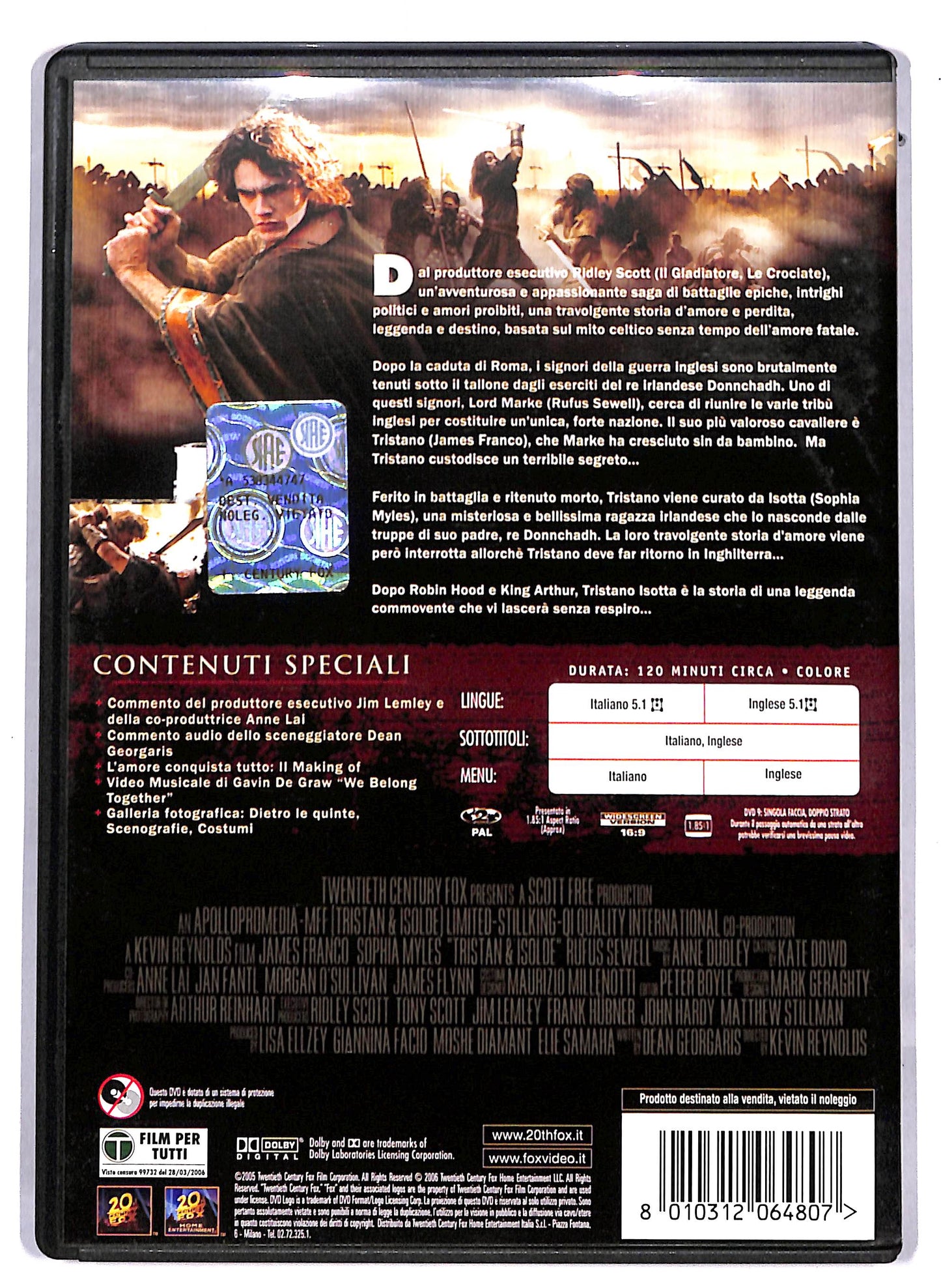 EBOND Tristano E Isotta DVD D813704