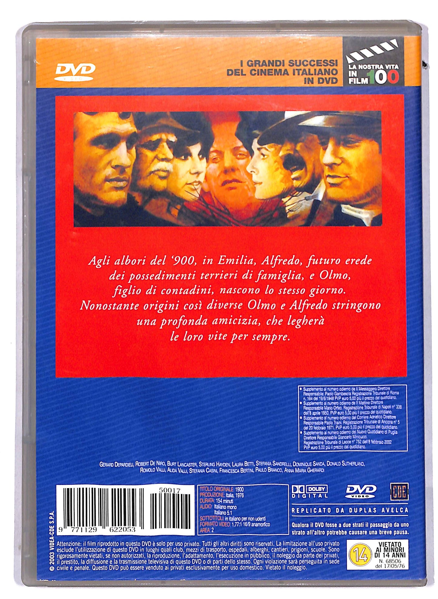 EBOND Novecento atto 1 EDITORIALE DVD D813802