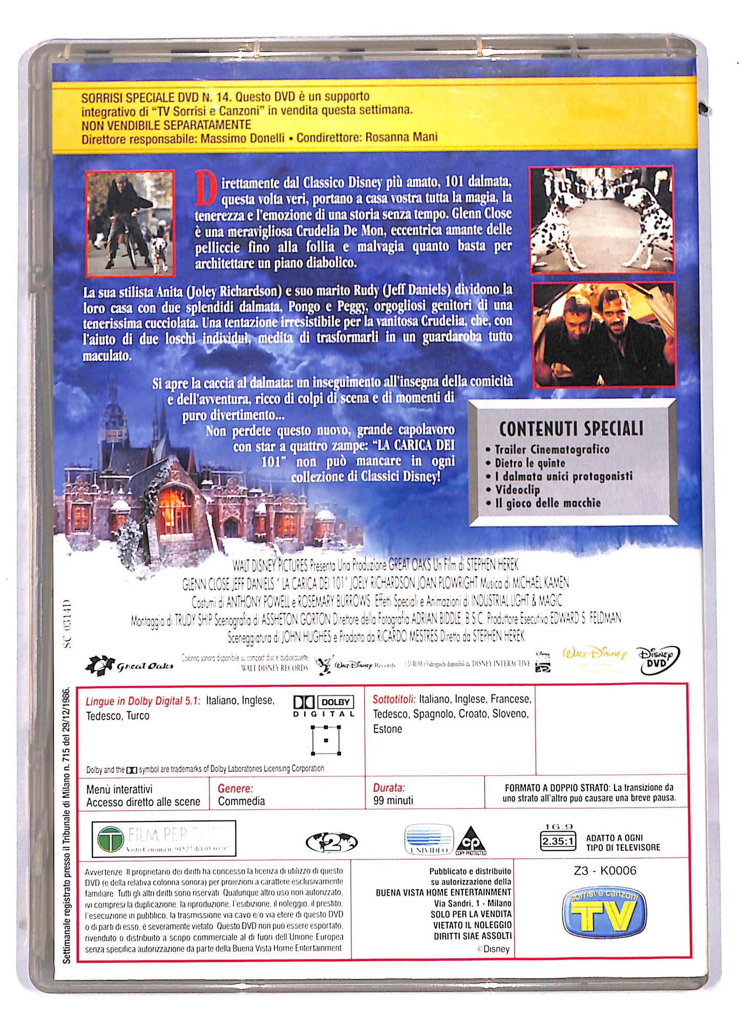 EBOND La carica di 101 EDITORIALE DVD D813807