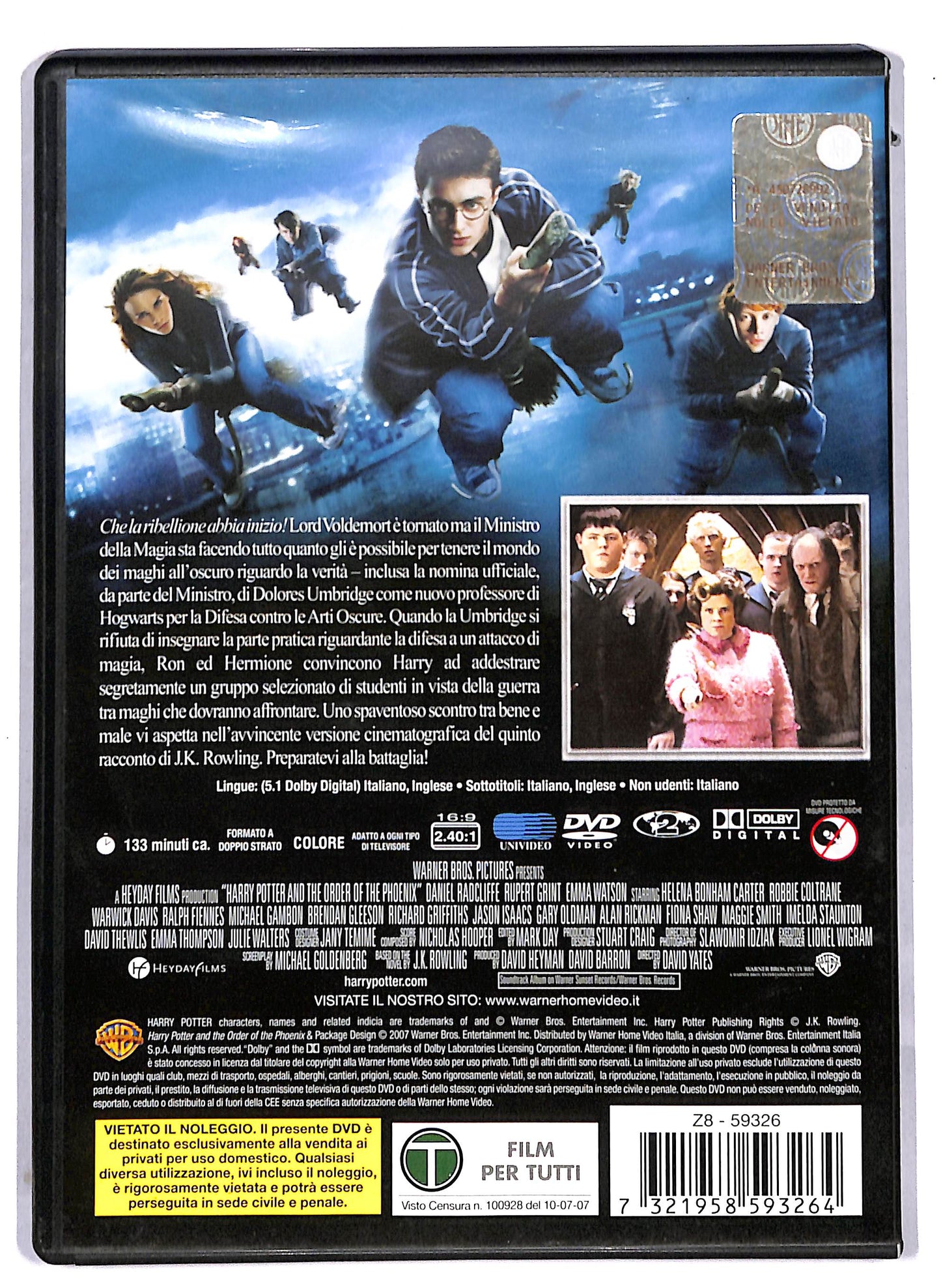 EBOND Harry Potter e L'ordine Della Fenice DVD D813813