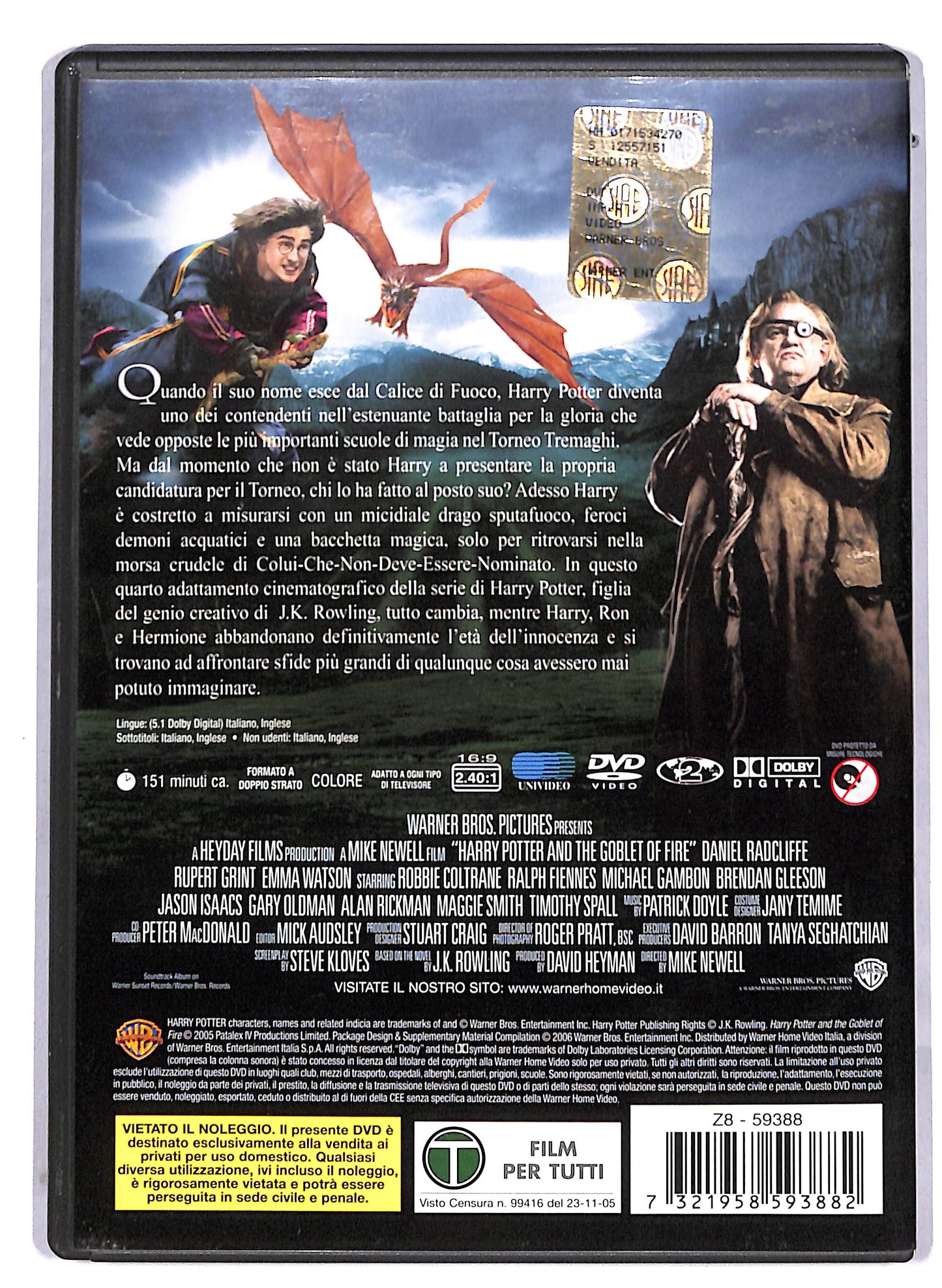 EBOND Harry Potter e Il Calice Di Fuoco DVD D813815
