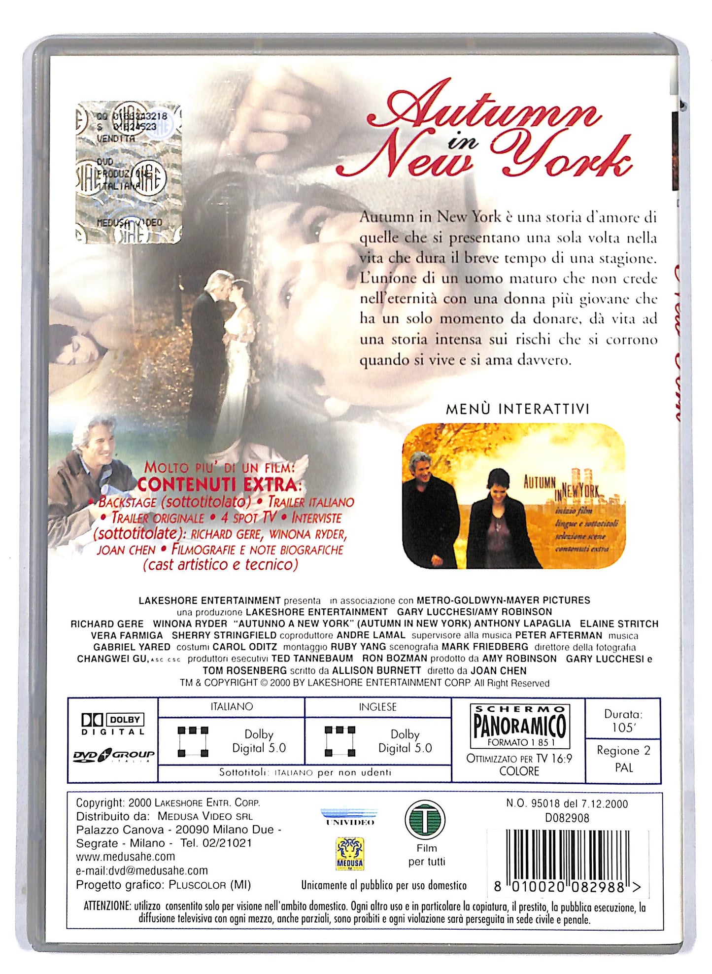 EBOND Autumn In New York DVD D813834