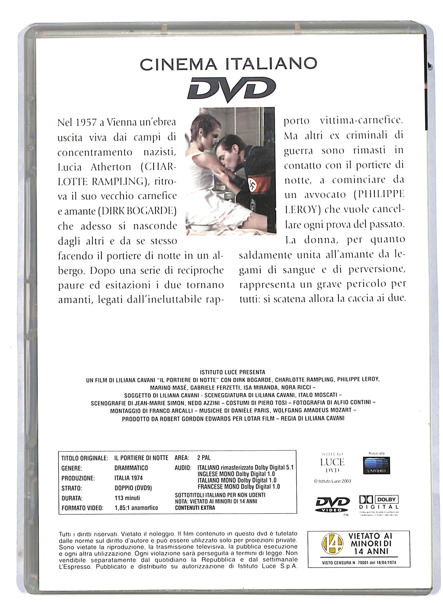 EBOND Il portiere di notte EDITORIALE DVD D813854