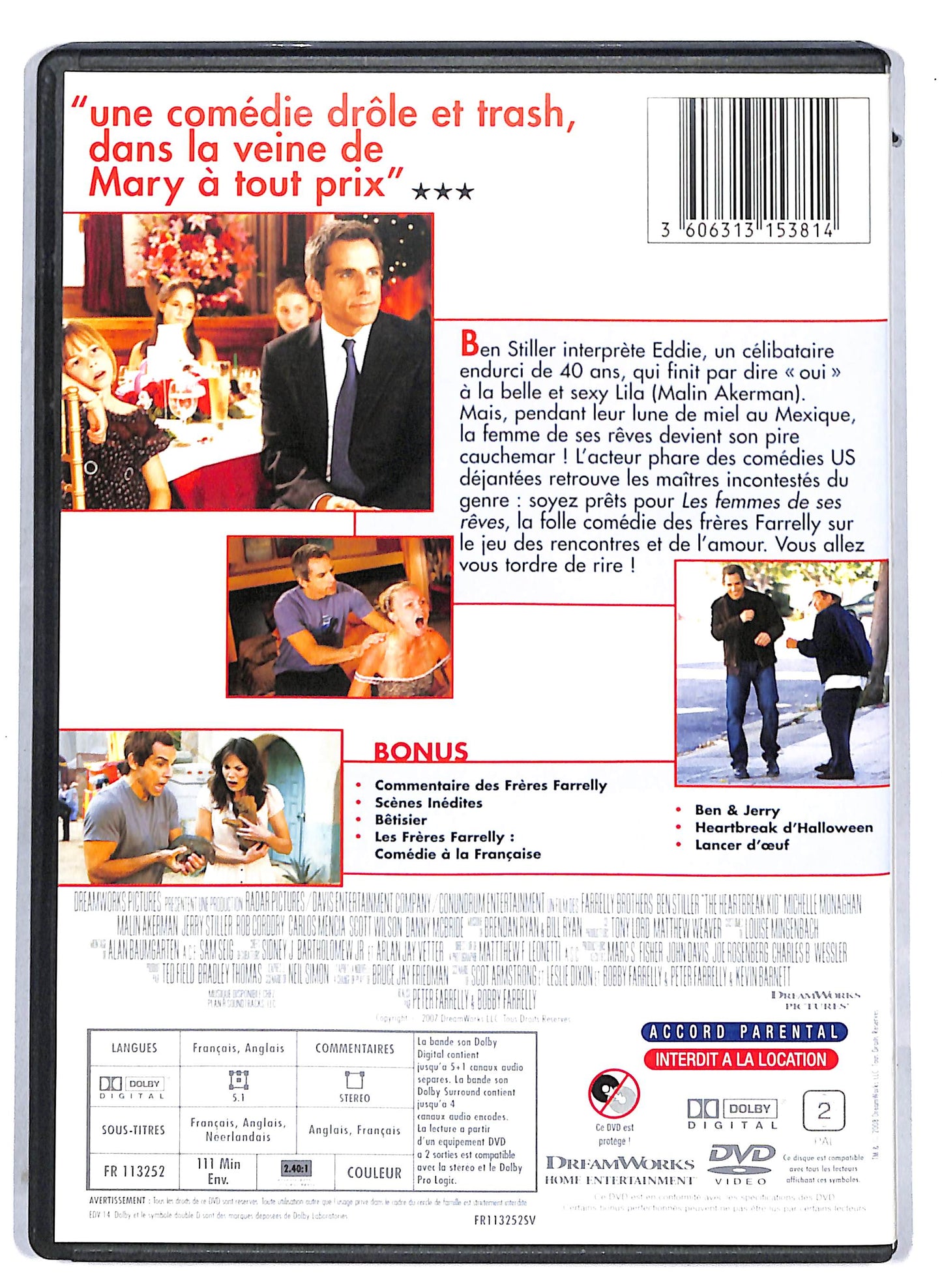 EBOND Les femmes de ses reves Edizione Francia DVD D813859