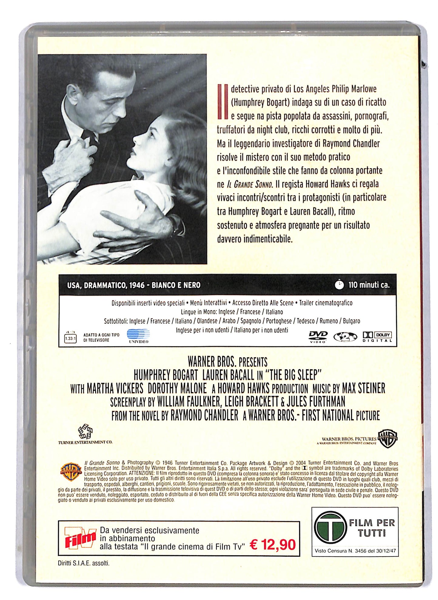 EBOND Il grande sonno EDITORIALE DVD D813928