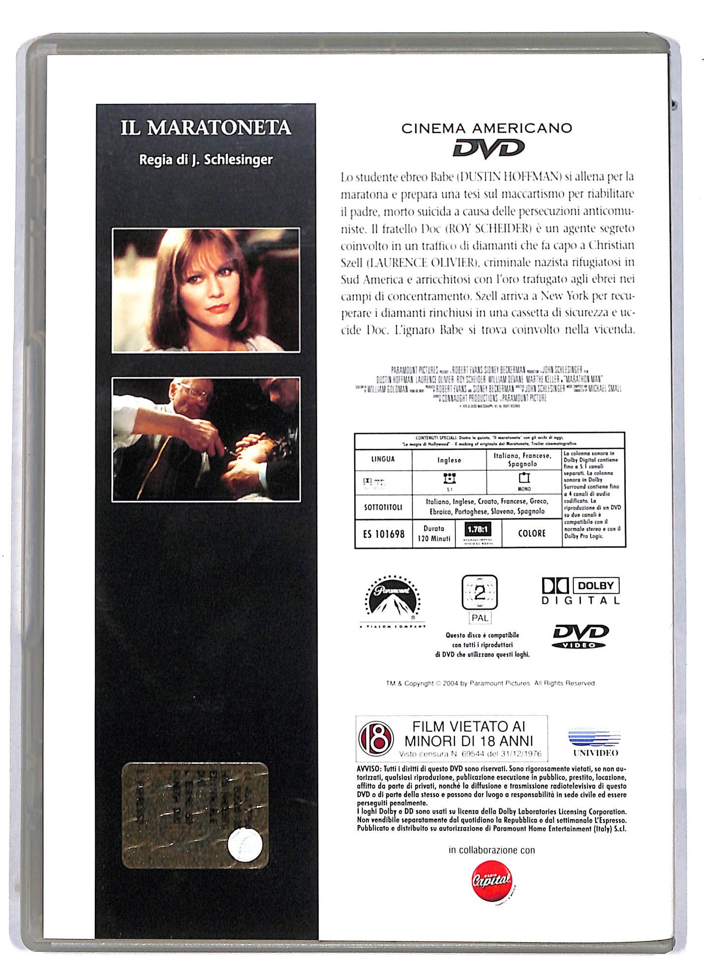 EBOND Il maratoneta EDITORIALE DVD D813929