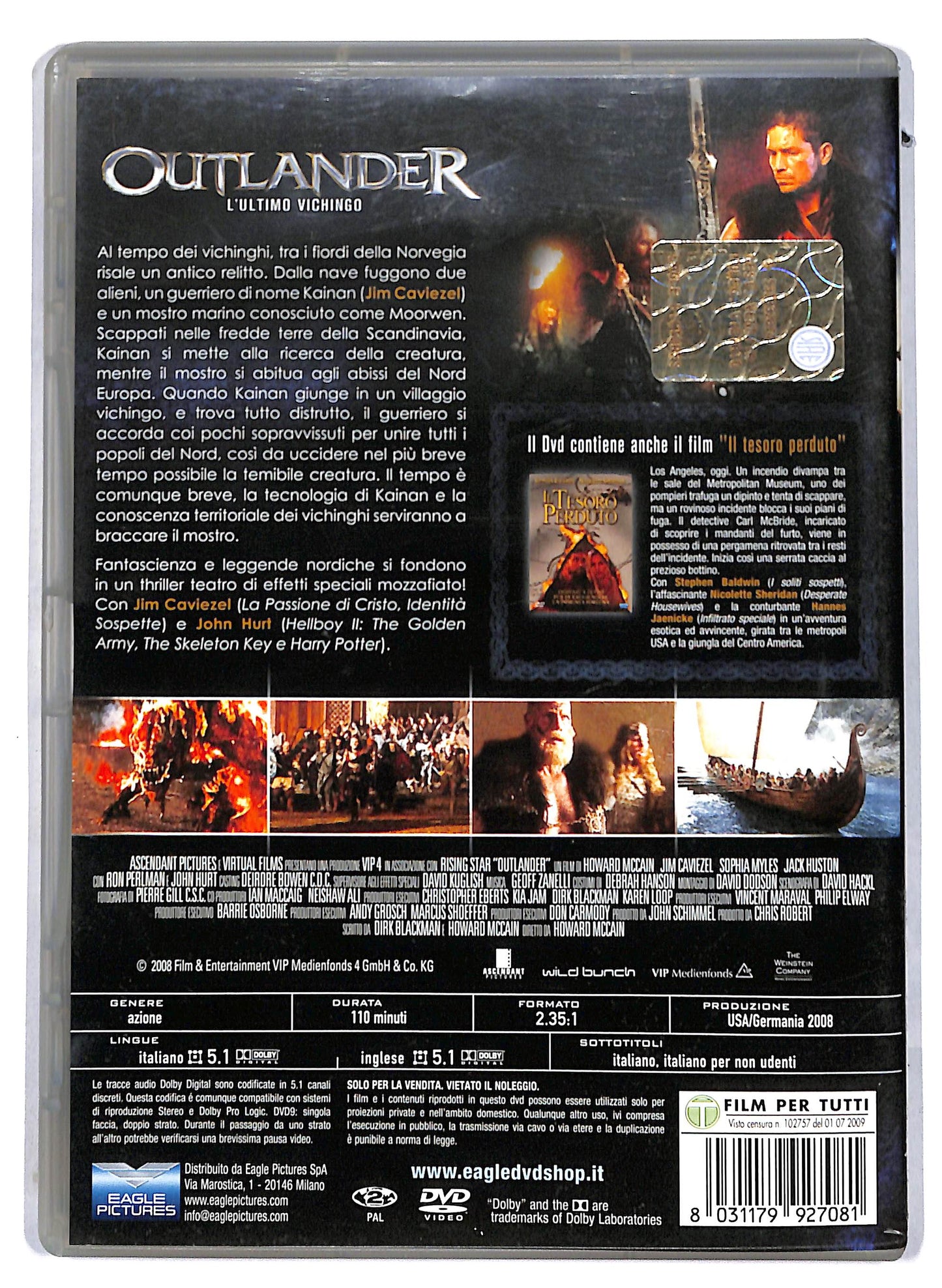 EBOND Outlander - L'ultimo vichingo + Il tesoro perduto DVD D813941