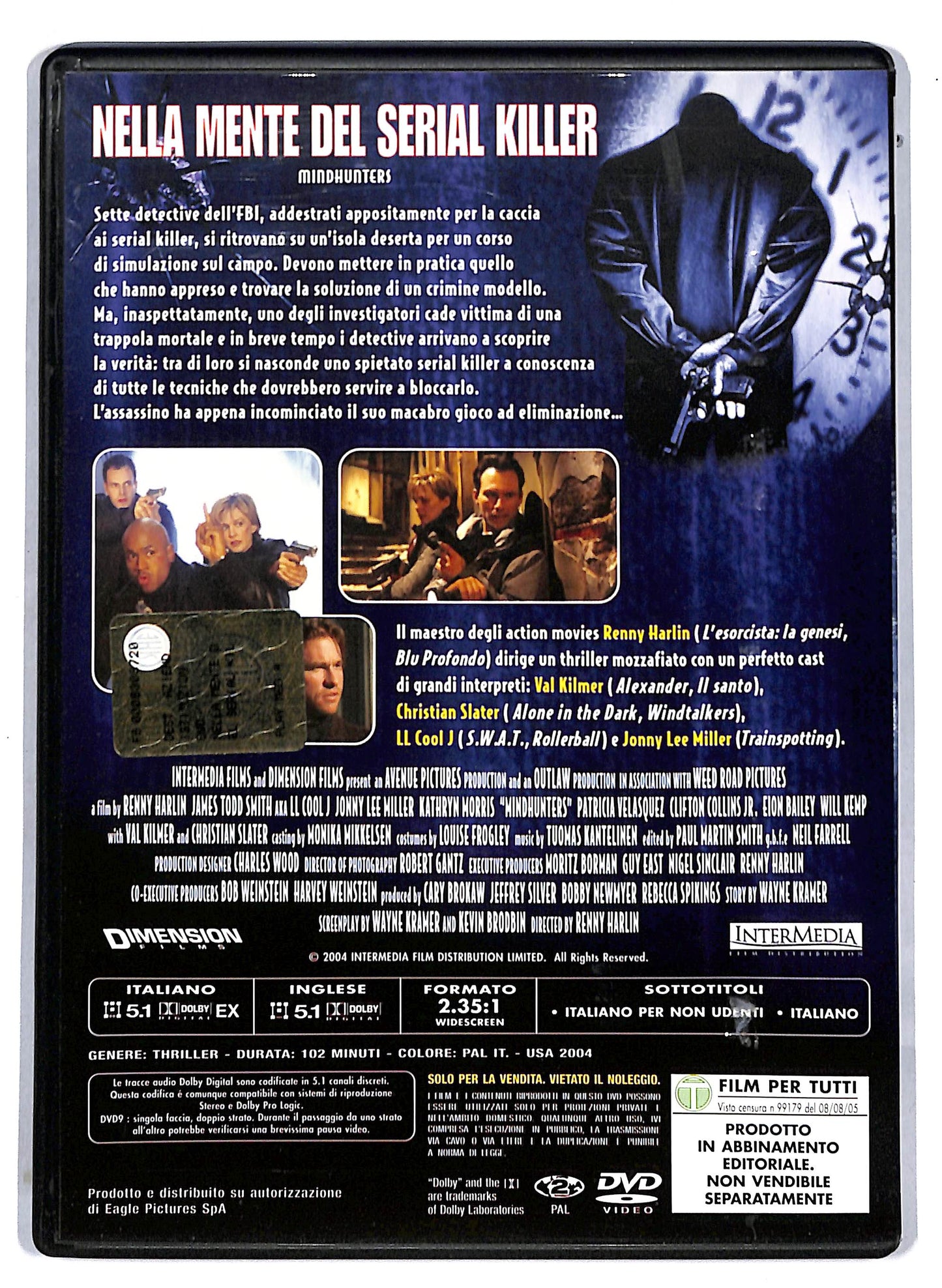 EBOND Nella mente del serial killer EDITORIALE DVD D813960