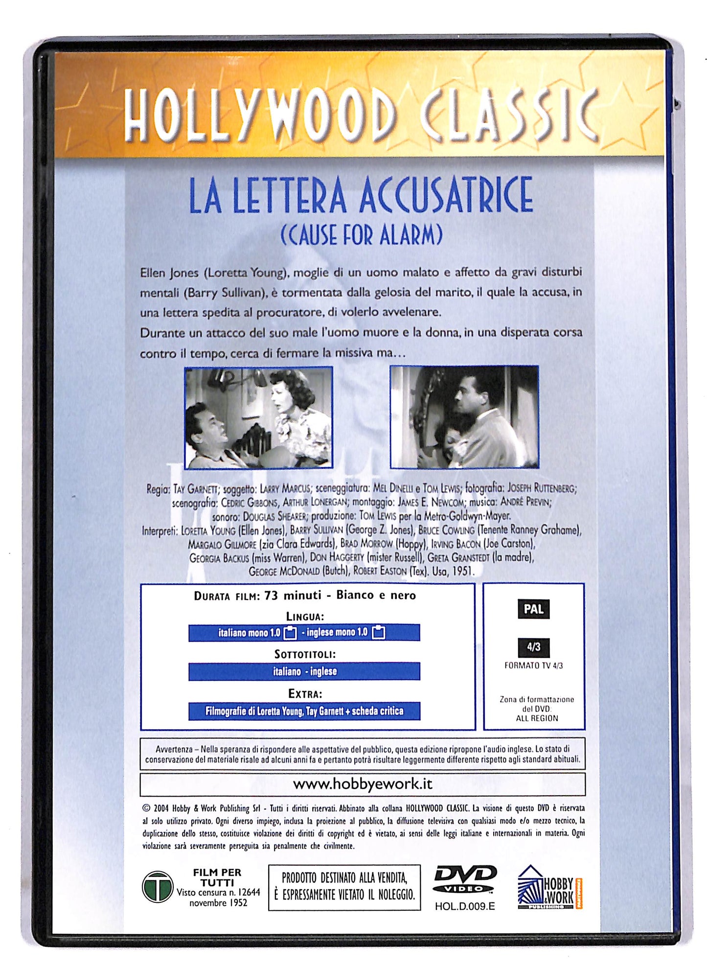 EBOND La lettera accusatrice EDITORIALE DVD D814014