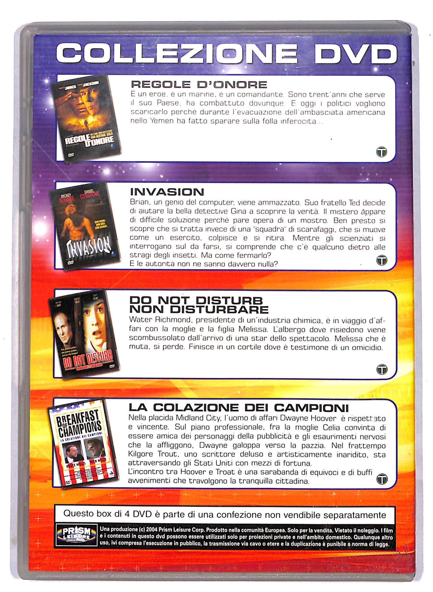EBOND Collezione DVD - 4 film su 2 DVD EDITORIALE DVD D814123