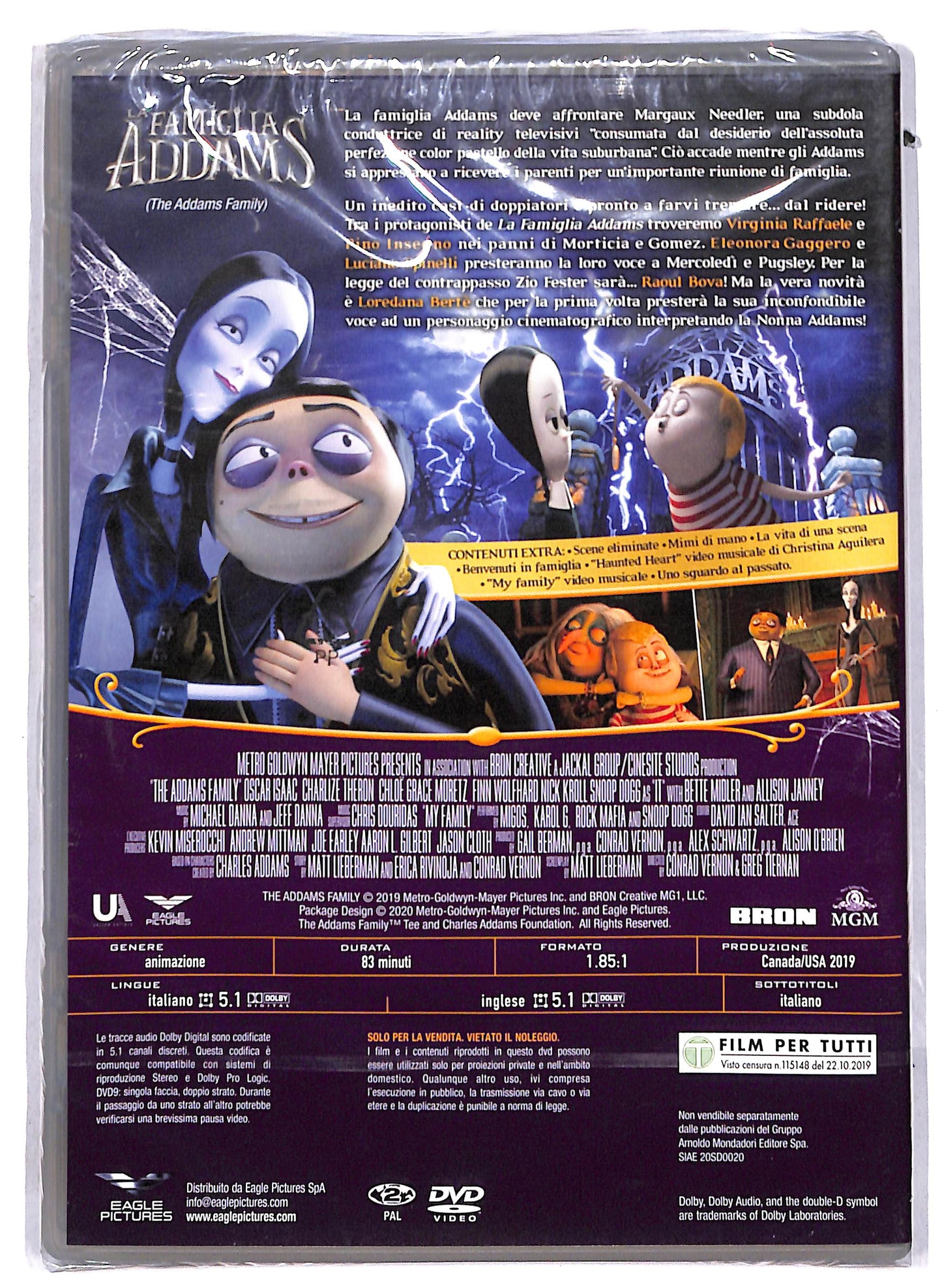 EBOND La famiglia Addams EDITORIALE DVD D814162