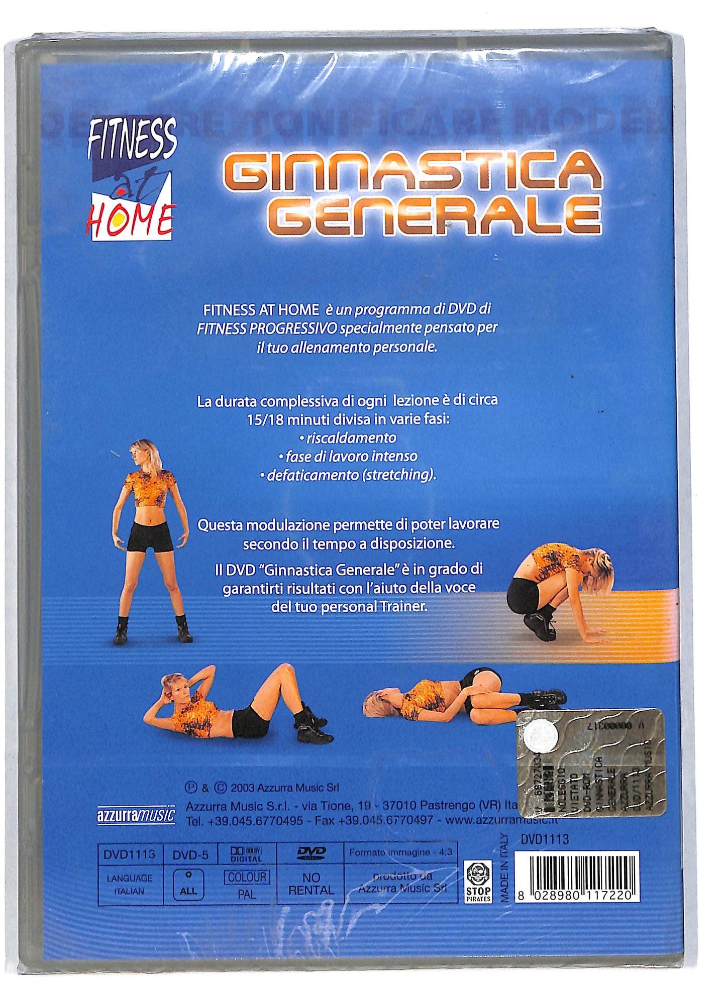 EBOND Ginnastica generale 1 DVD D814313