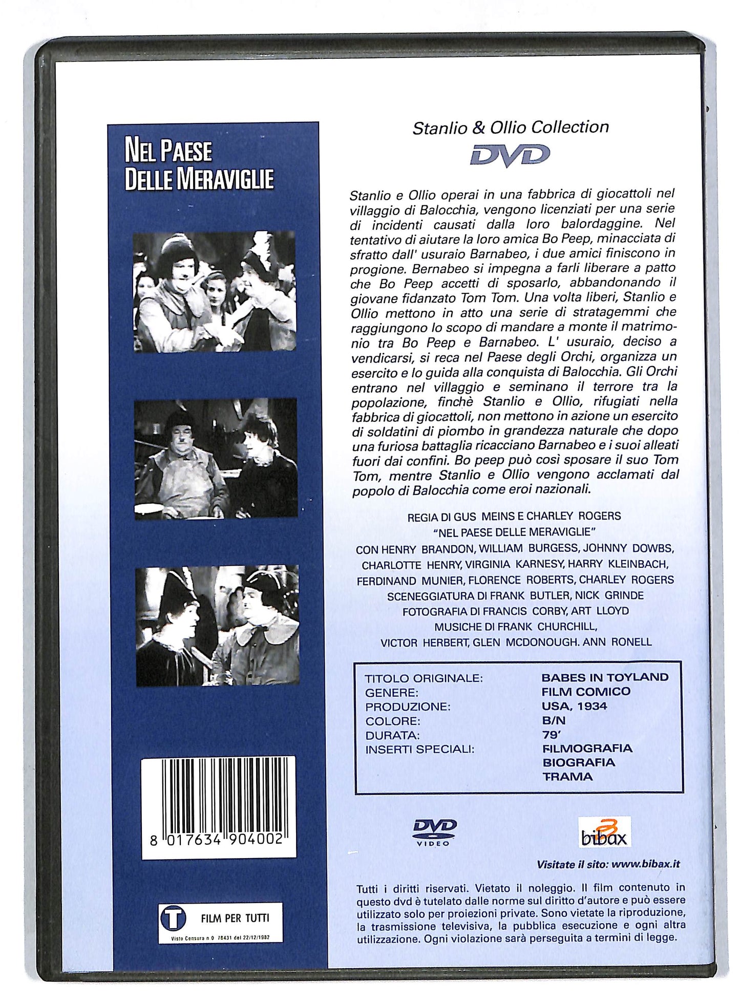 EBOND Nel Paese Delle Meraviglie - Stanlio e Ollio vol.2 DVD D814356