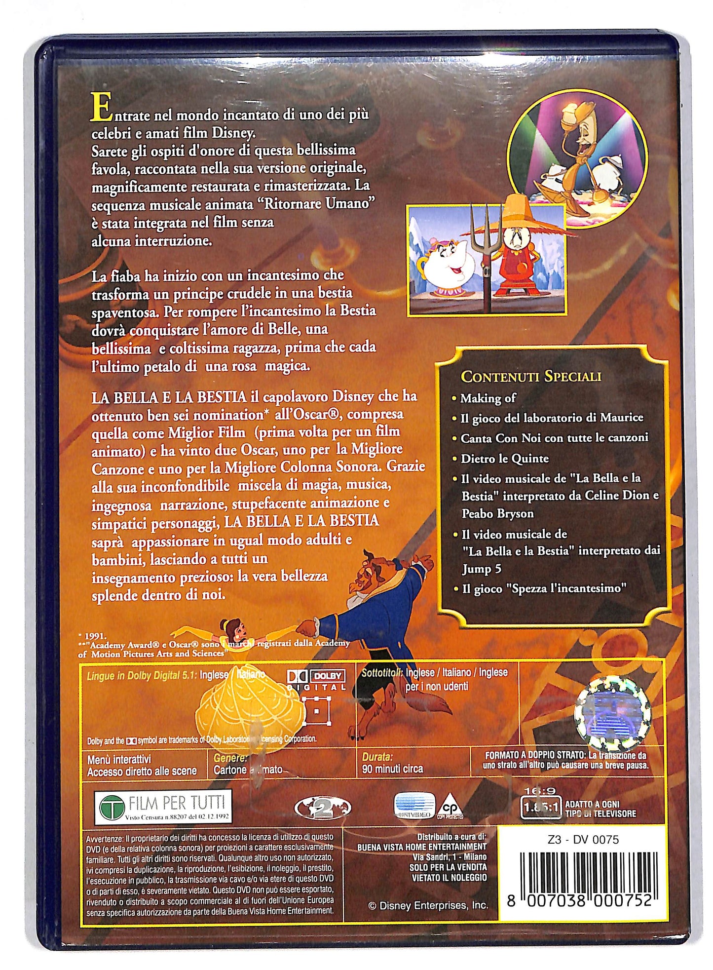 EBOND La bella e la bestia DVD D814424
