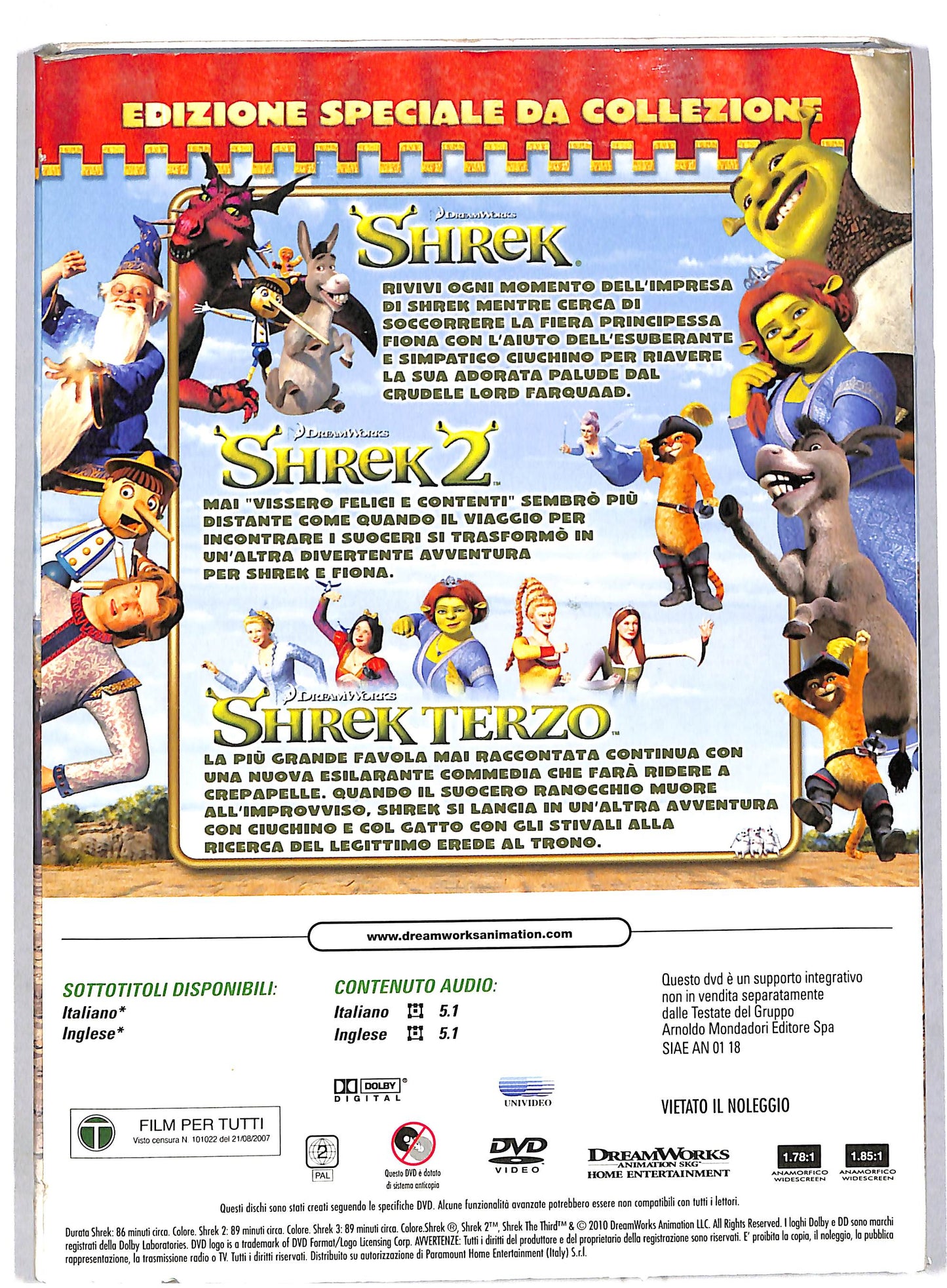 EBOND Shrek - La Trilogia DVD D814455
