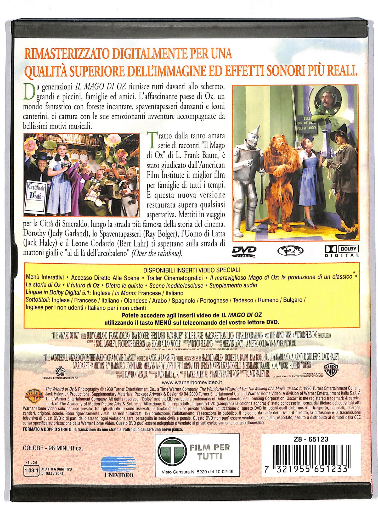 EBOND Il Mago Di Oz SNAPPER DVD D814456