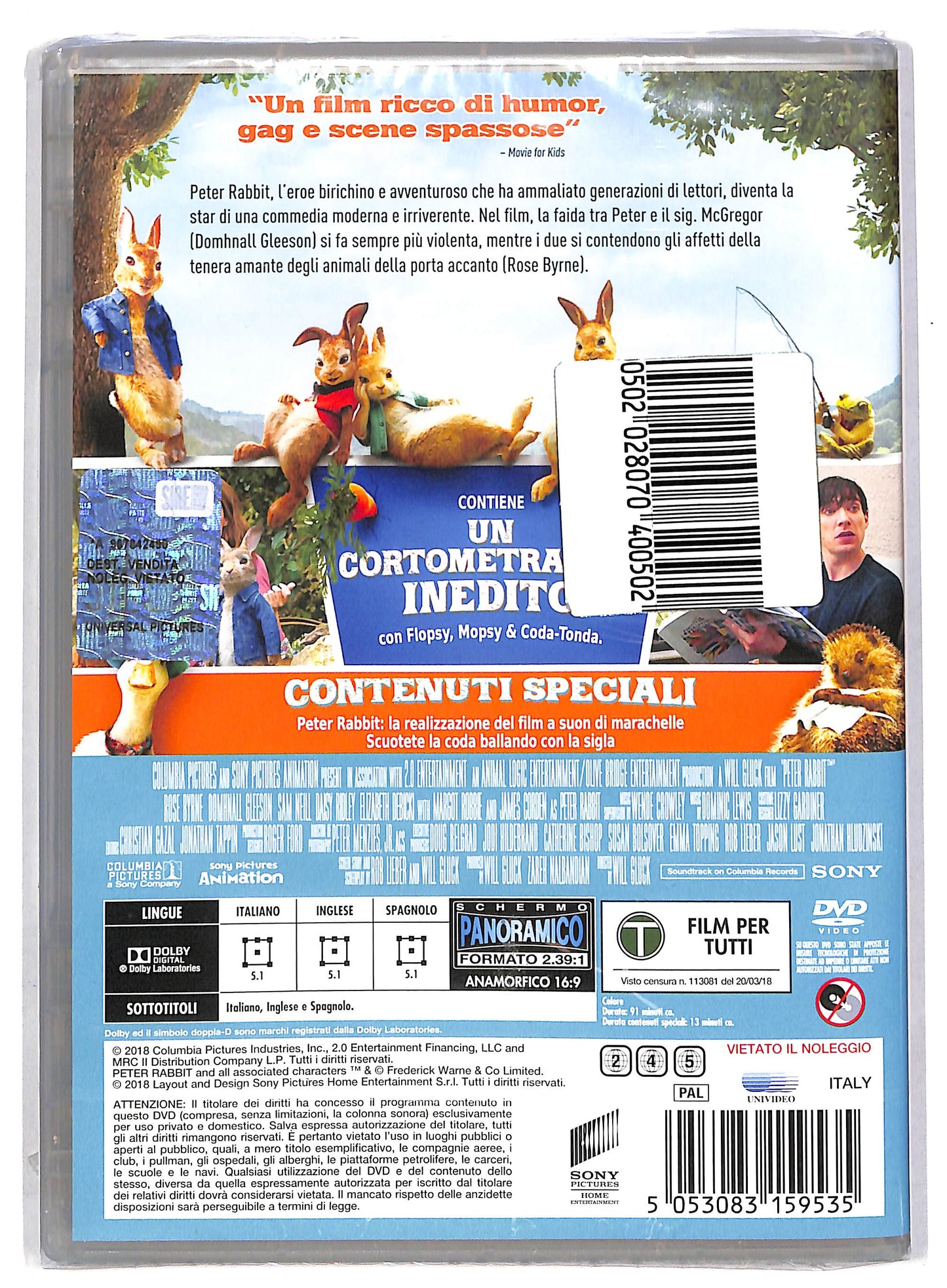 EBOND Peter Rabbit DVD D814506