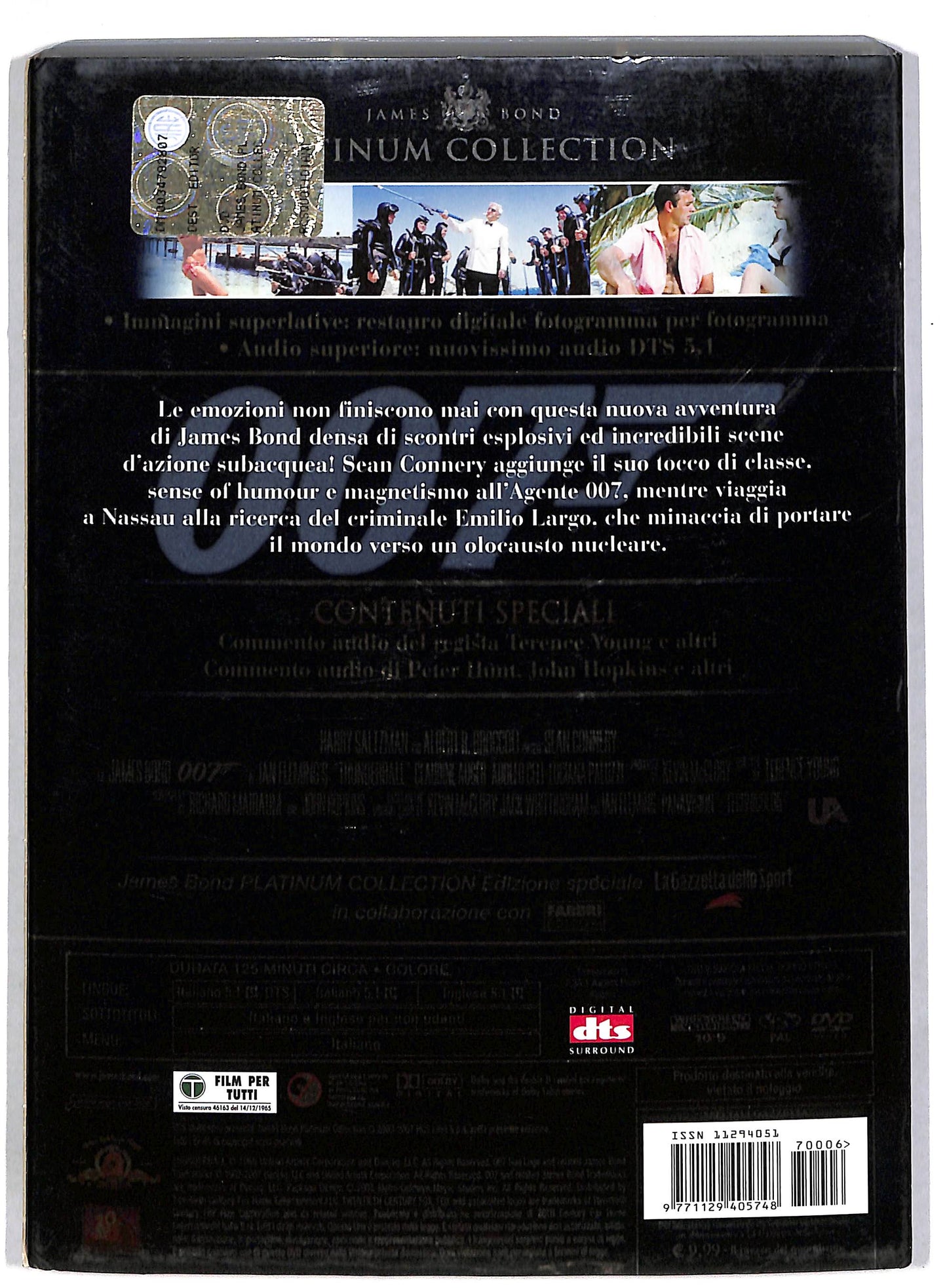 EBOND Agente 007 - Thunderball (Operazione tuono) DVD D814521