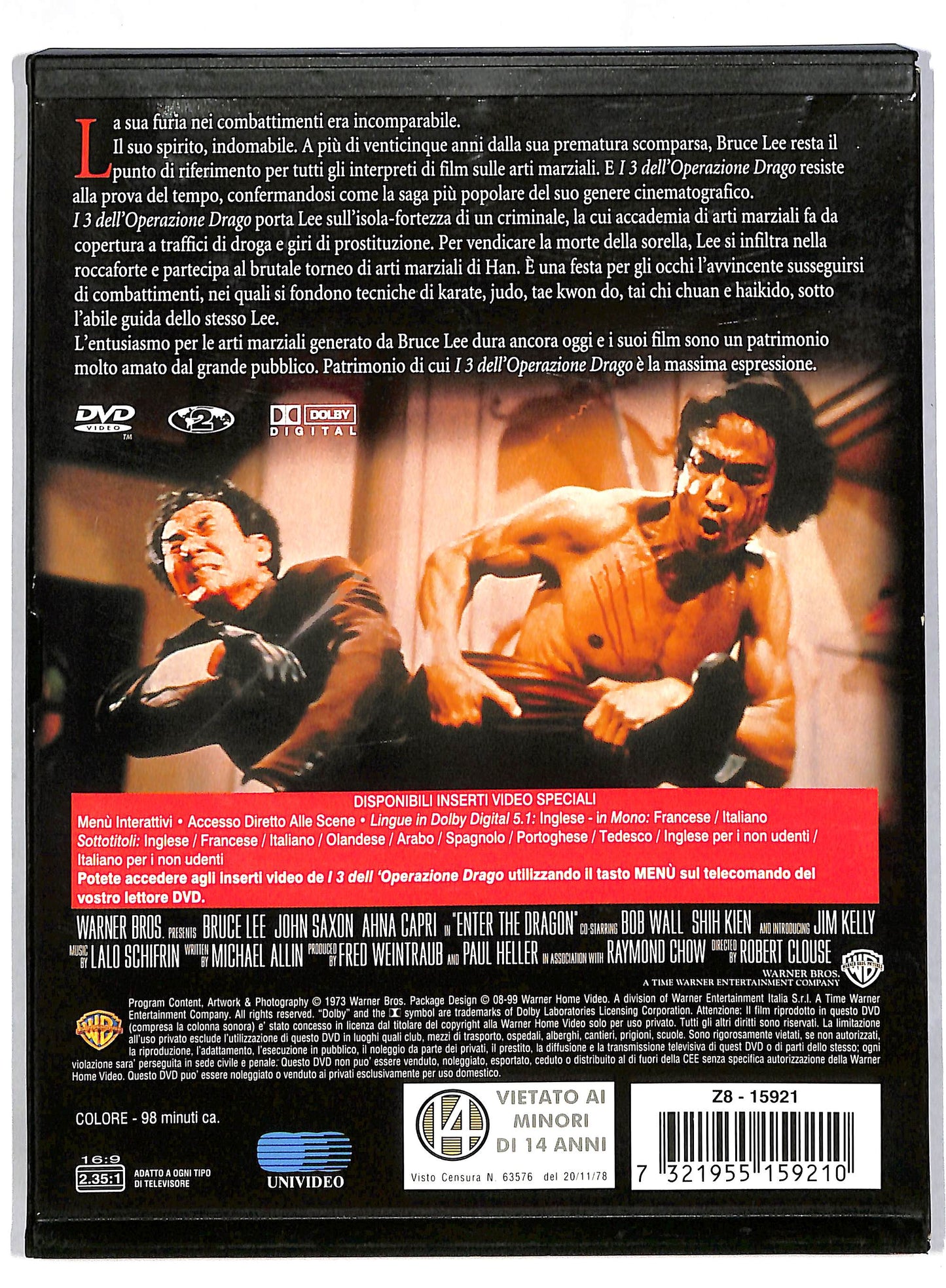 EBOND I 3 dell'operazione drago SNAPPER DVD D814540