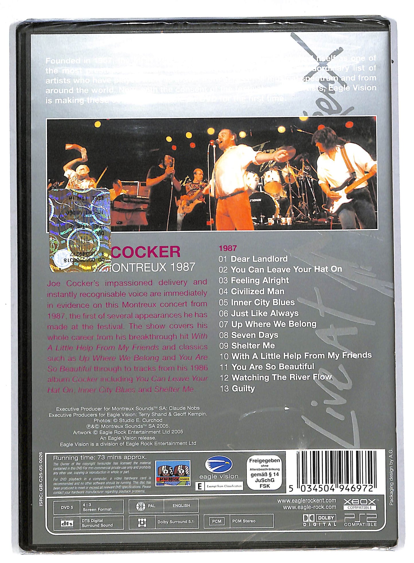 EBOND Joe Cocker – Live At Montreux 1987 DVD D814636