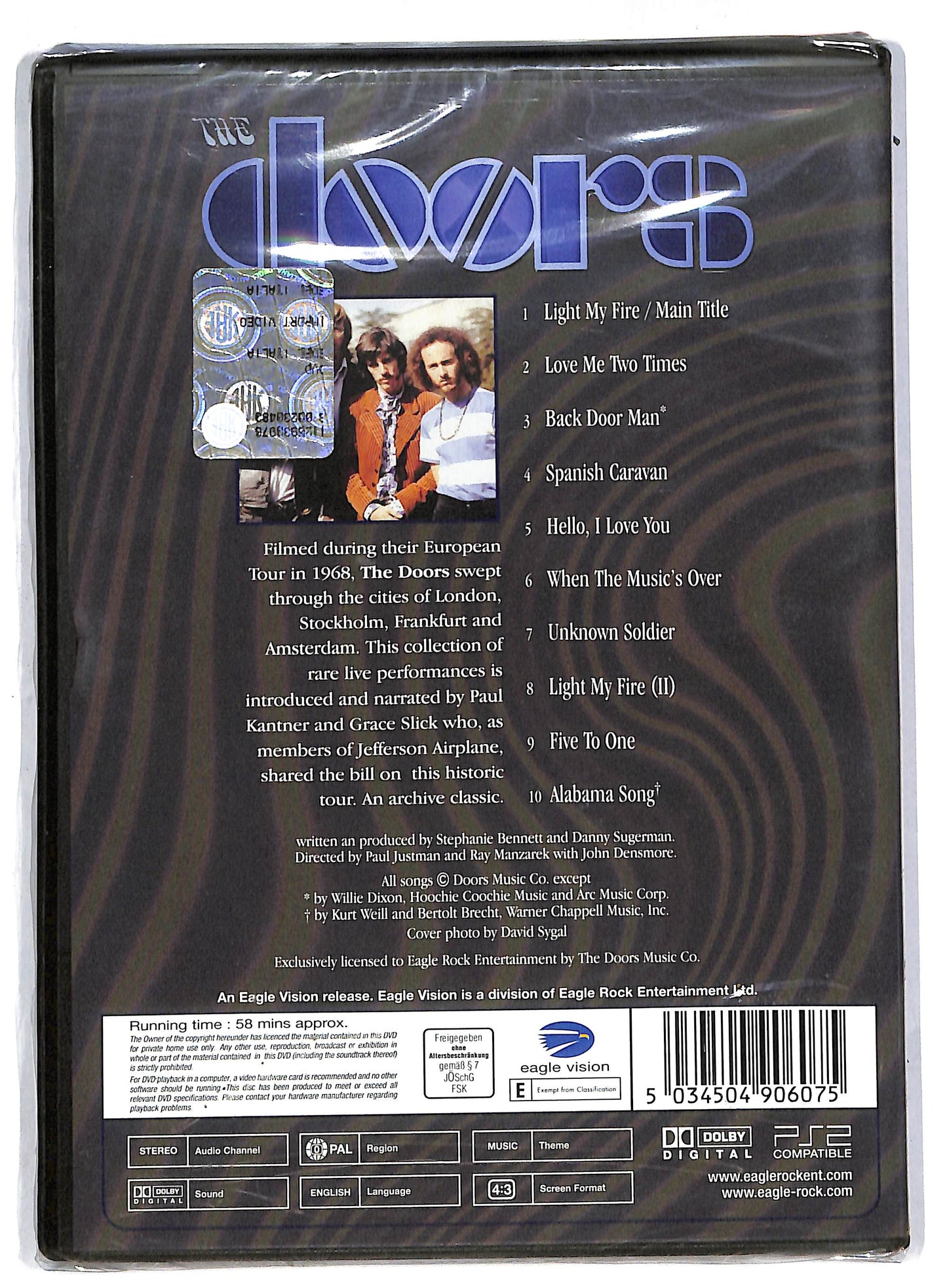 EBOND The Doors – Live In Europe 1968 DVD D814648