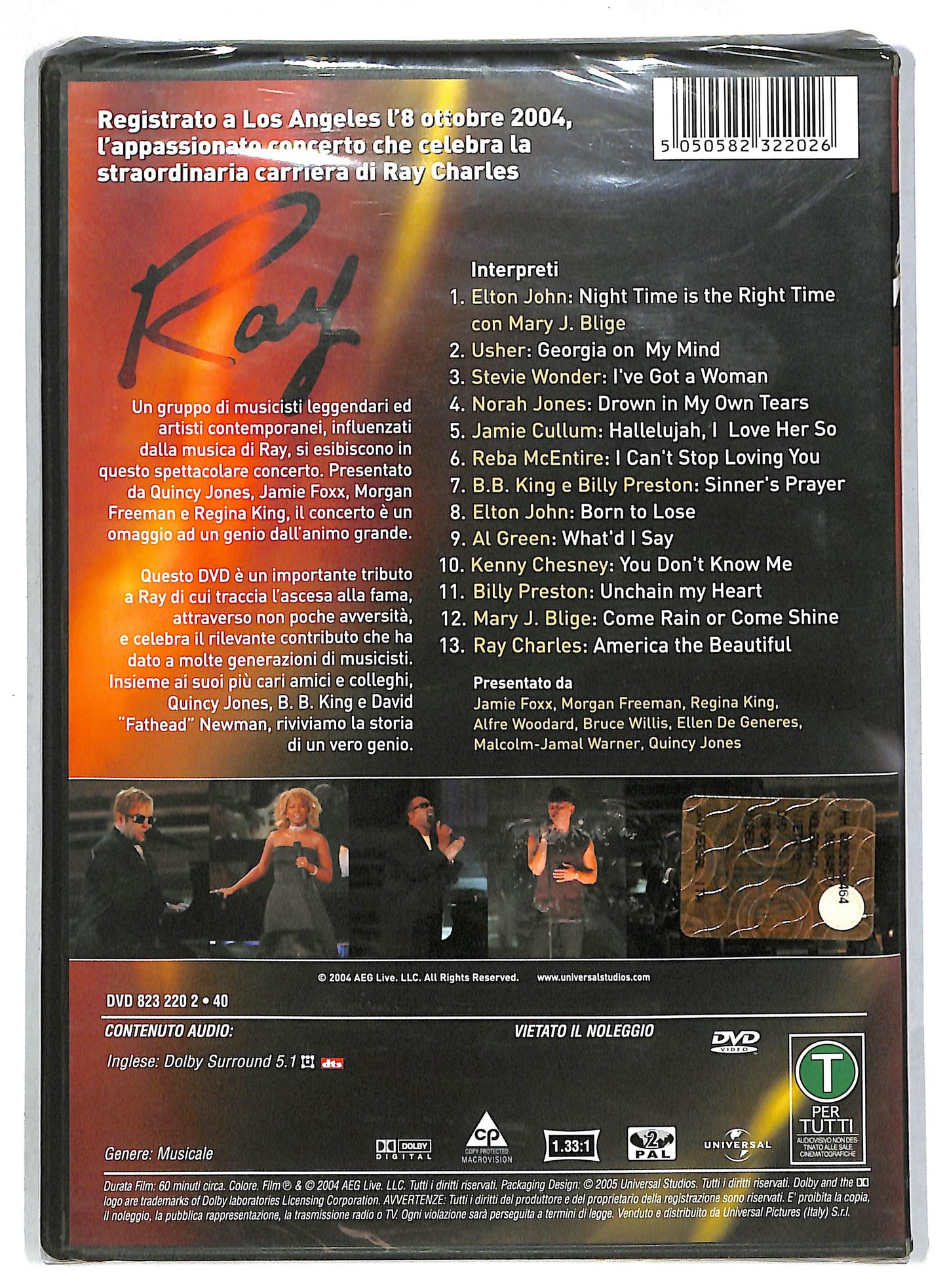 EBOND Genius - Tributo al genio di Ray Charles DVD D814720