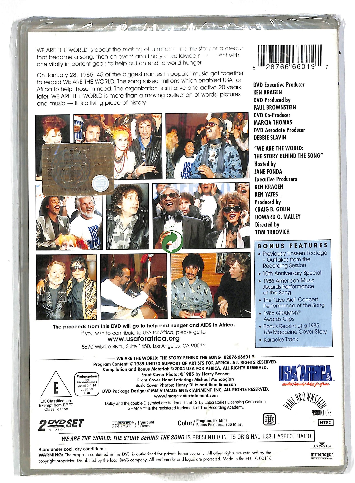 EBOND We Are The World - The Story Behind The Song DVD D814726
