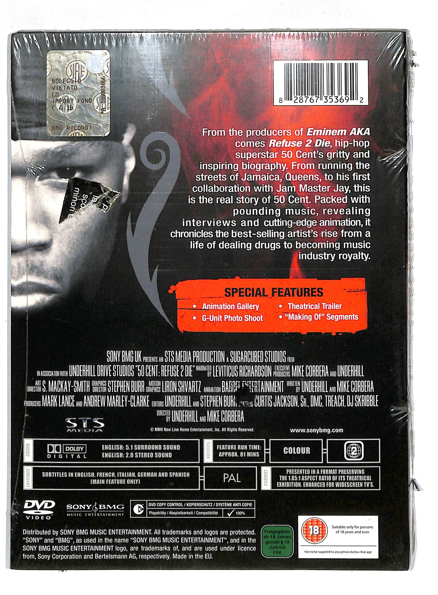 EBOND Refuse 2 Die - 50cent DVD D814730