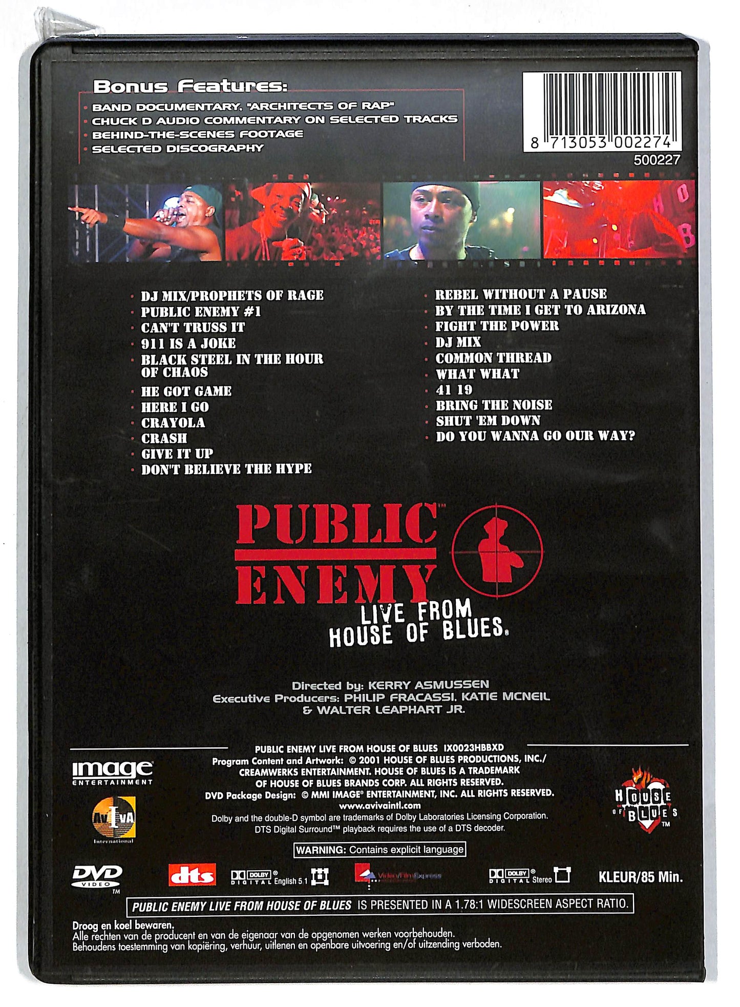 EBOND Public Enemy – Live From House Of Blues (US Poison Tour) DVD D814731