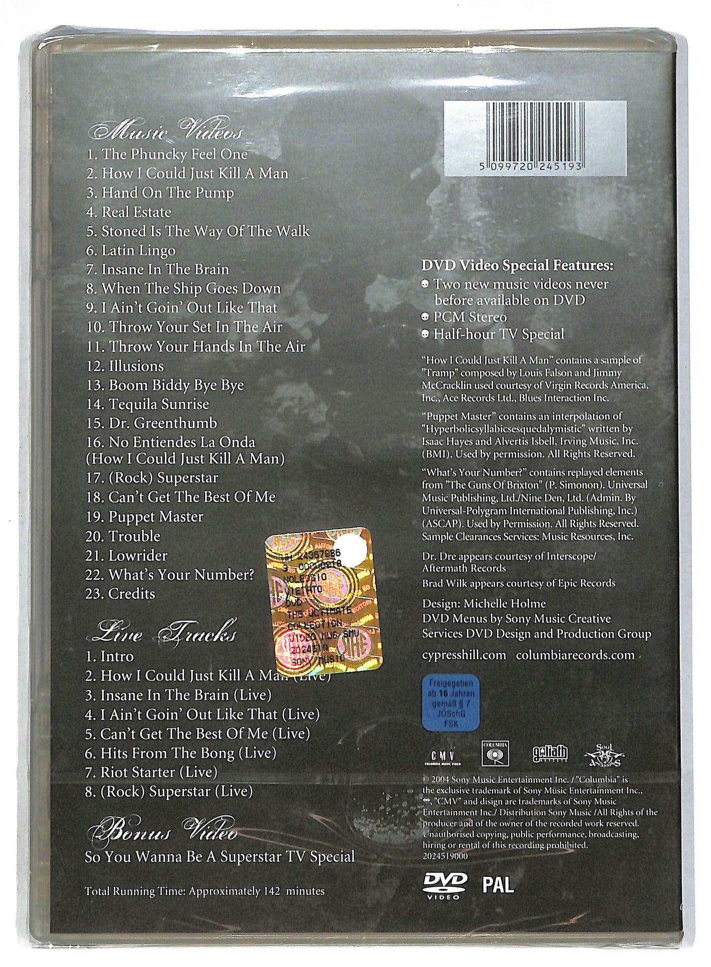 EBOND Cypress Hill – Still Smokin' - The Ultimate Video Collection DVD D814745