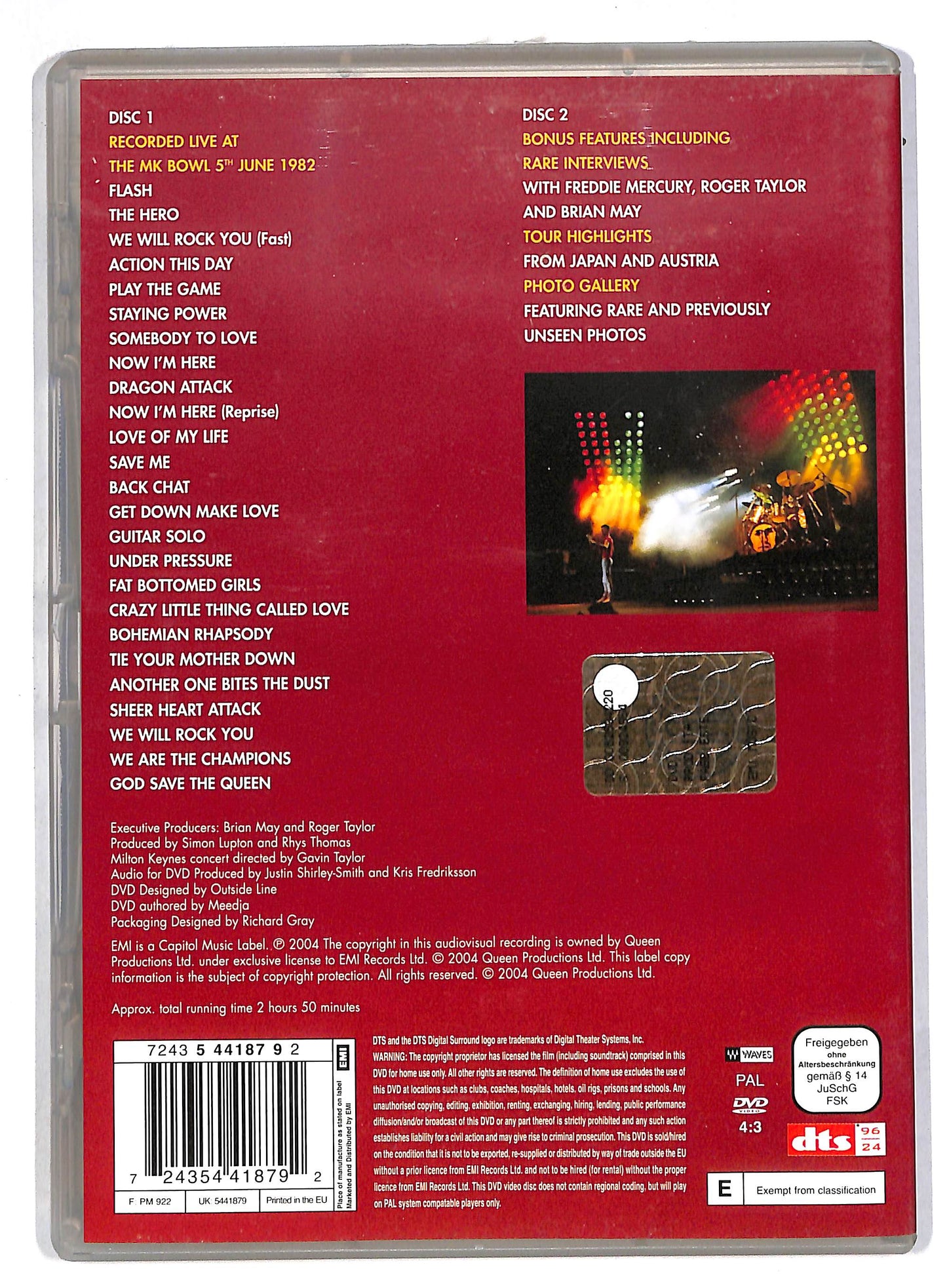 EBOND Queen – Queen On Fire Live At The Bowl DVD D814830