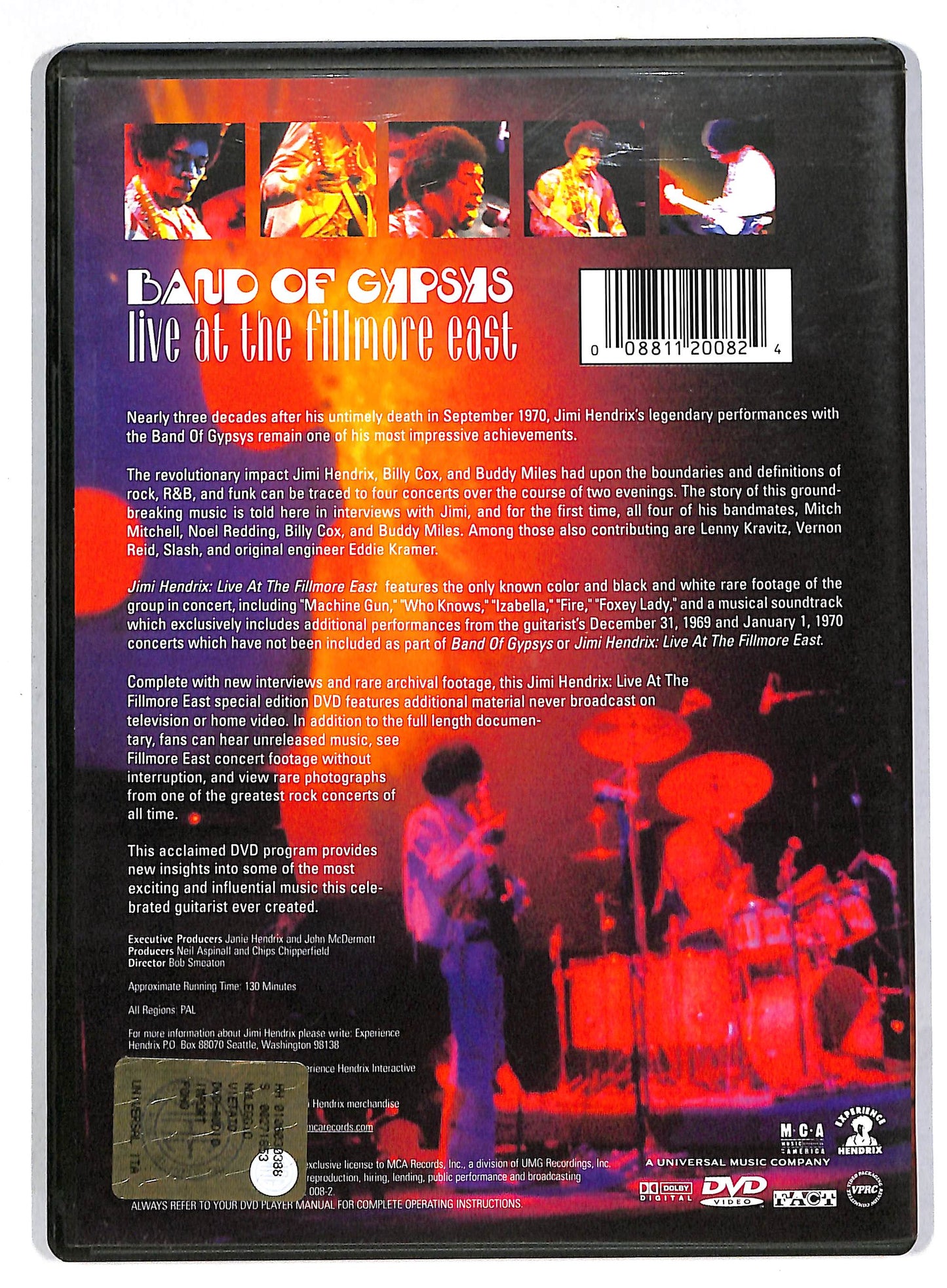EBOND Hendrix - Band Of Gypsys DVD D814831
