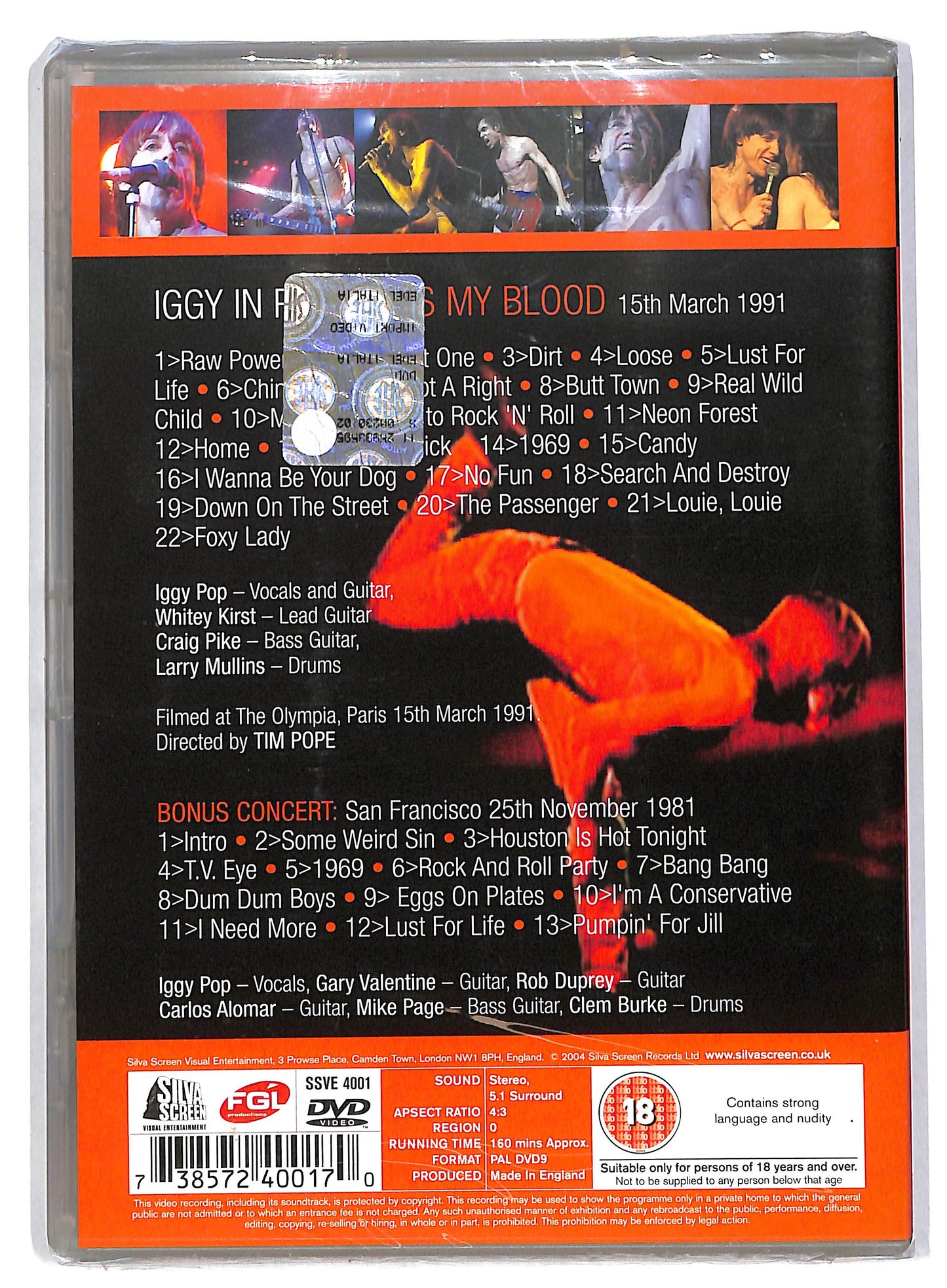 EBOND Iggy Pop – Kiss My Blood DVD D814849