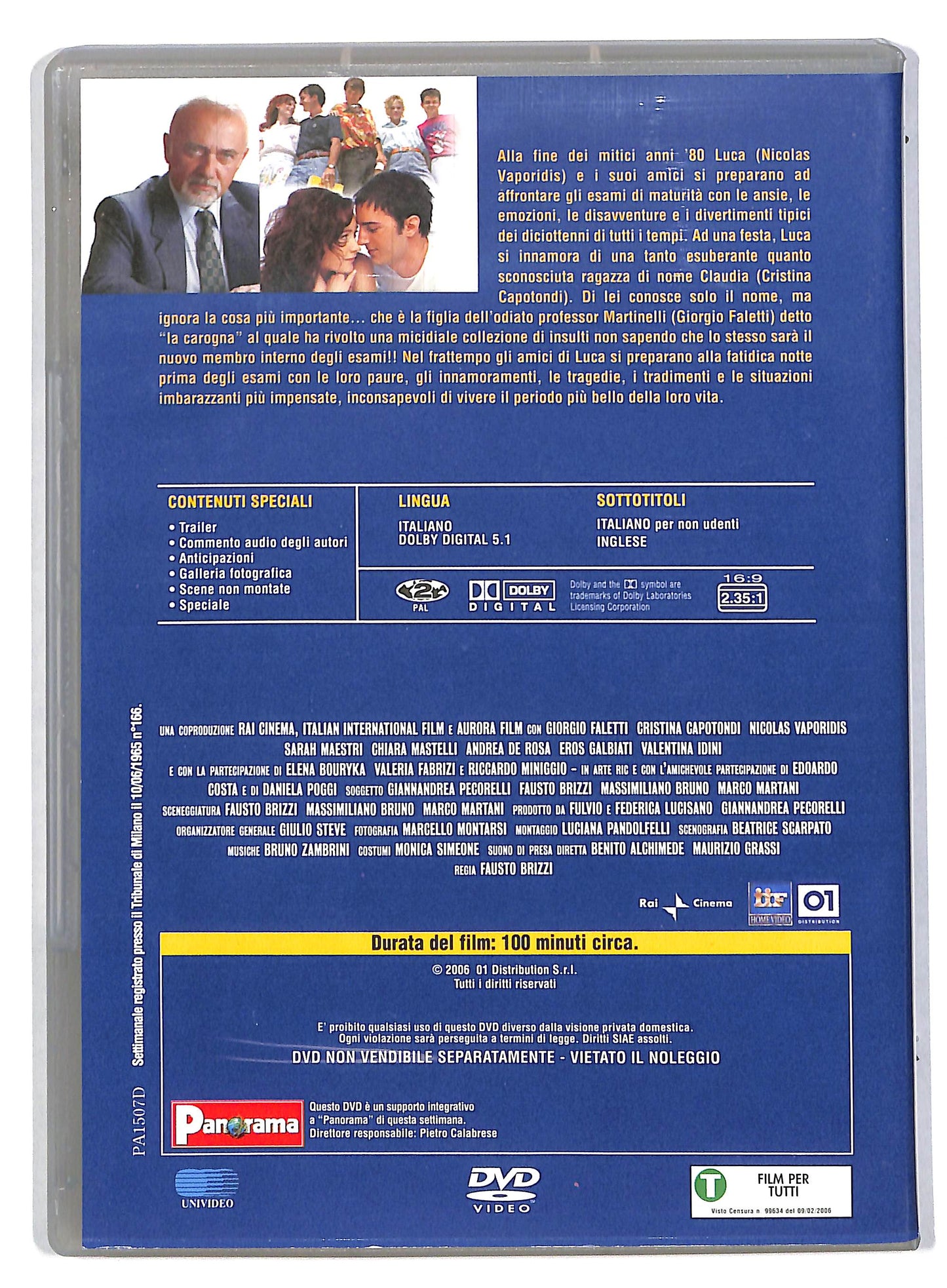 EBOND Notte prima degli esami DVD D814941