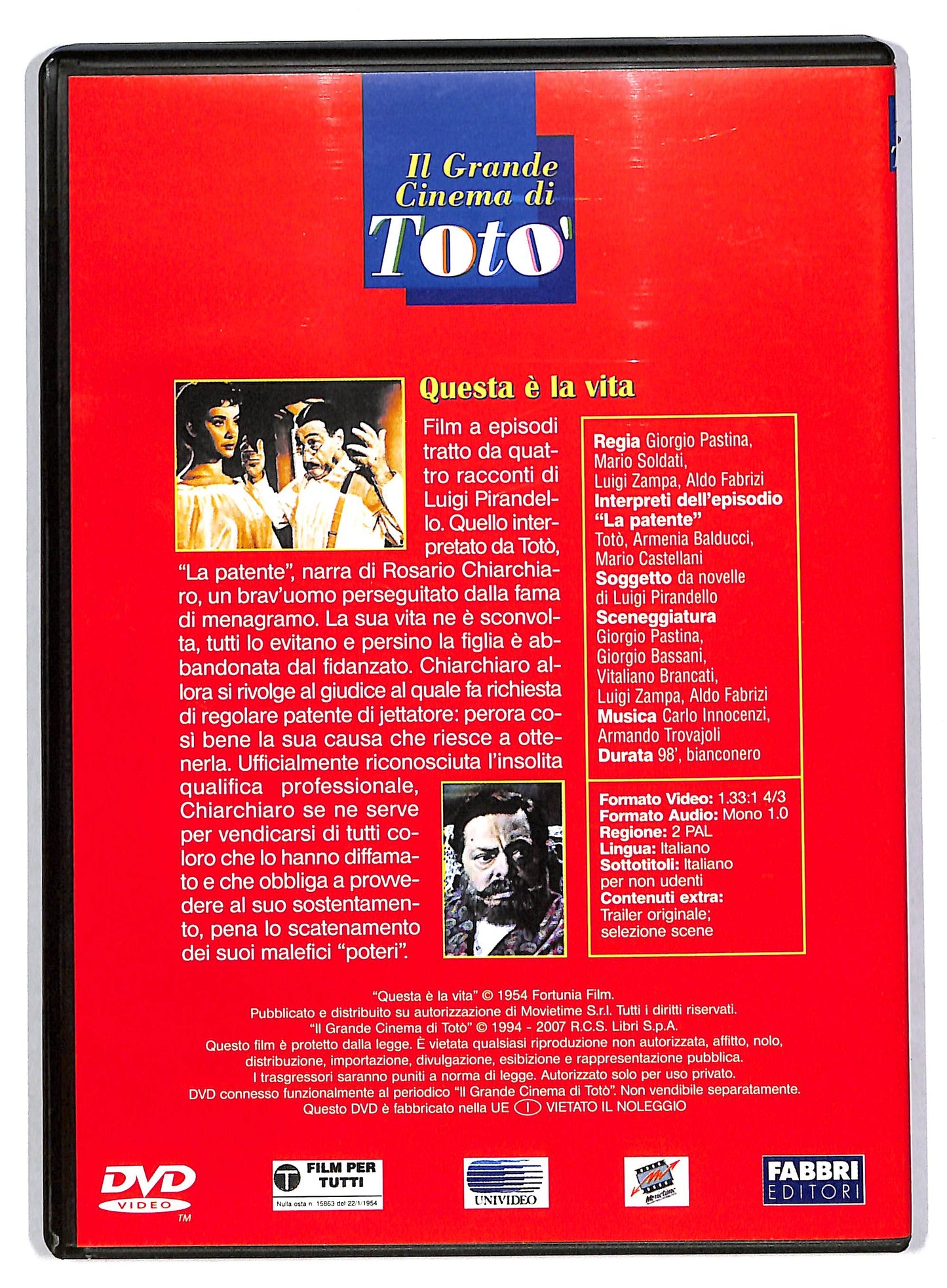EBOND Questa e la vita DVD D814950