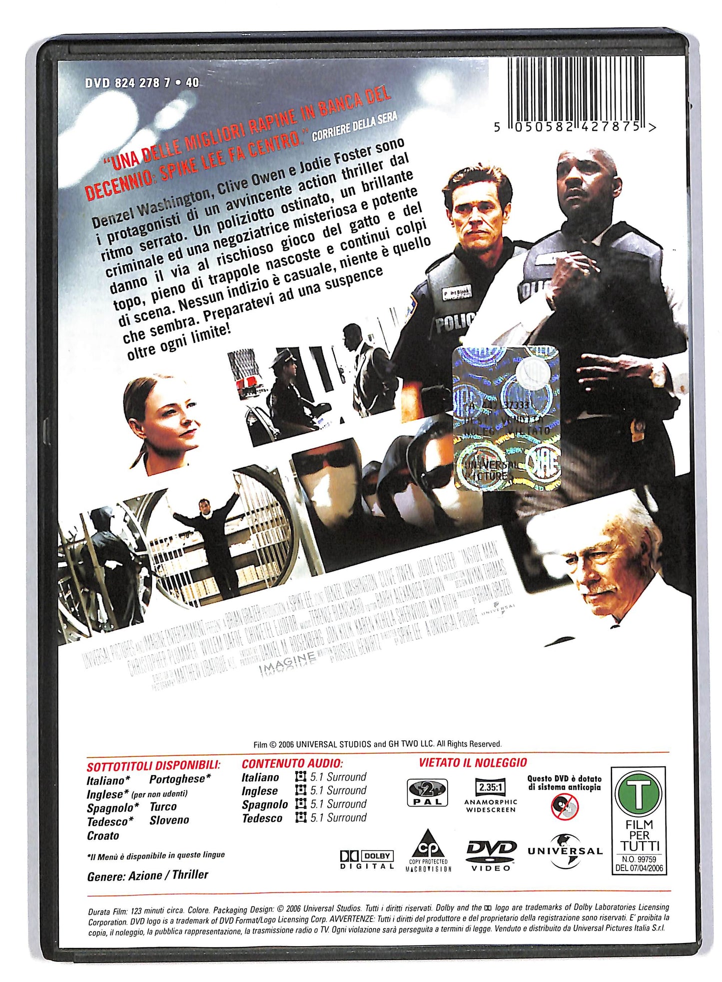 EBOND Inside man DVD D814959