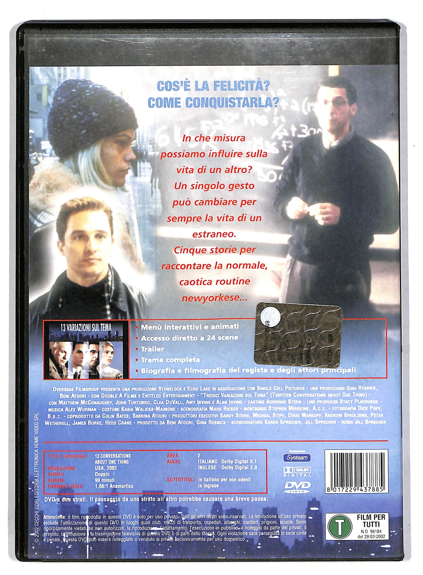 EBOND Tredici variazioni sul tema DVD D815046