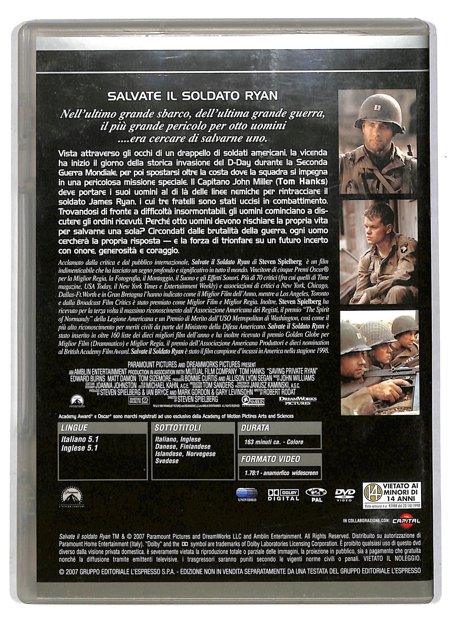 EBOND Salvate il soldato Ryan DVD D815047