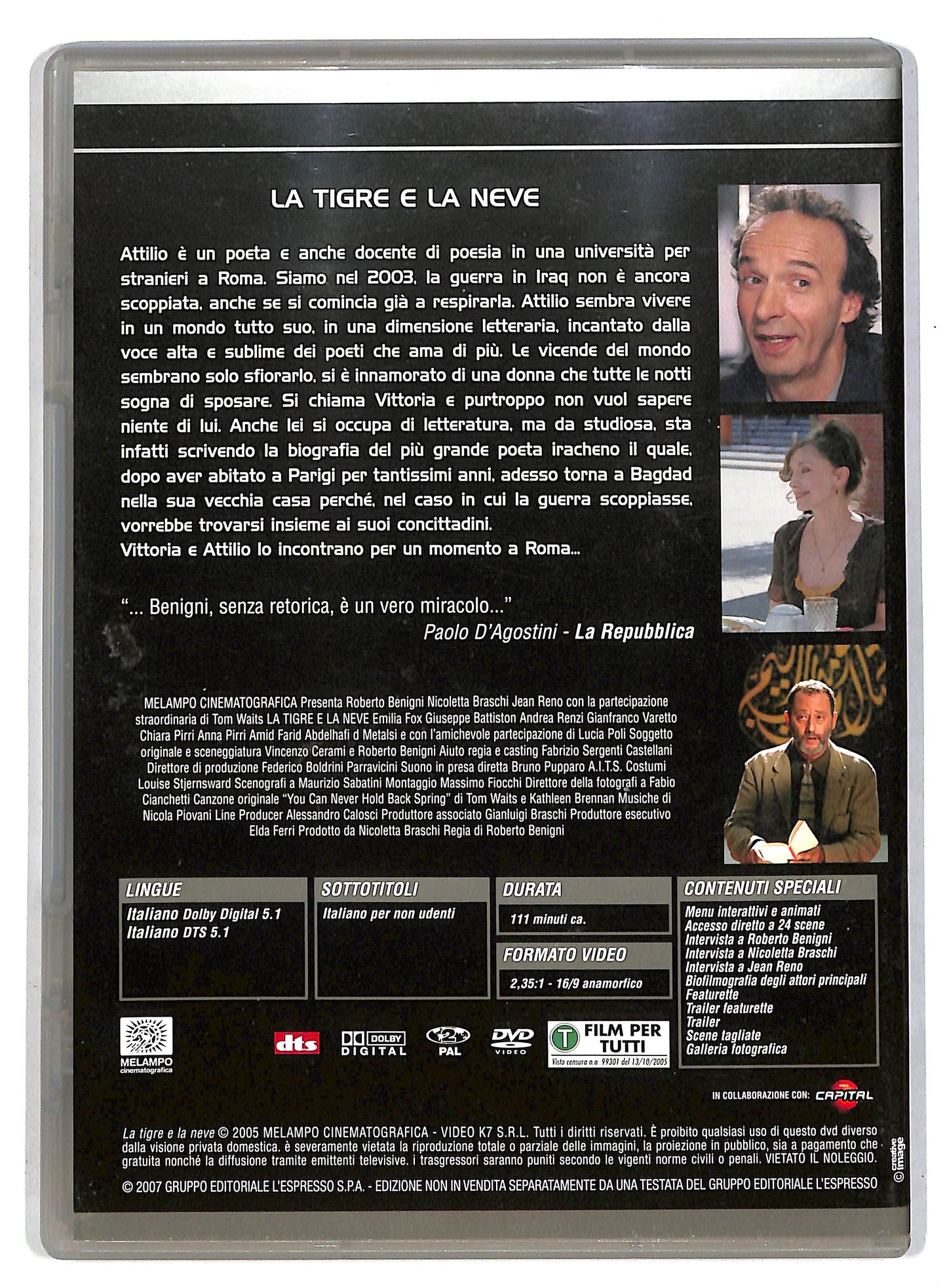 EBOND La tigre e la neve DVD D815052