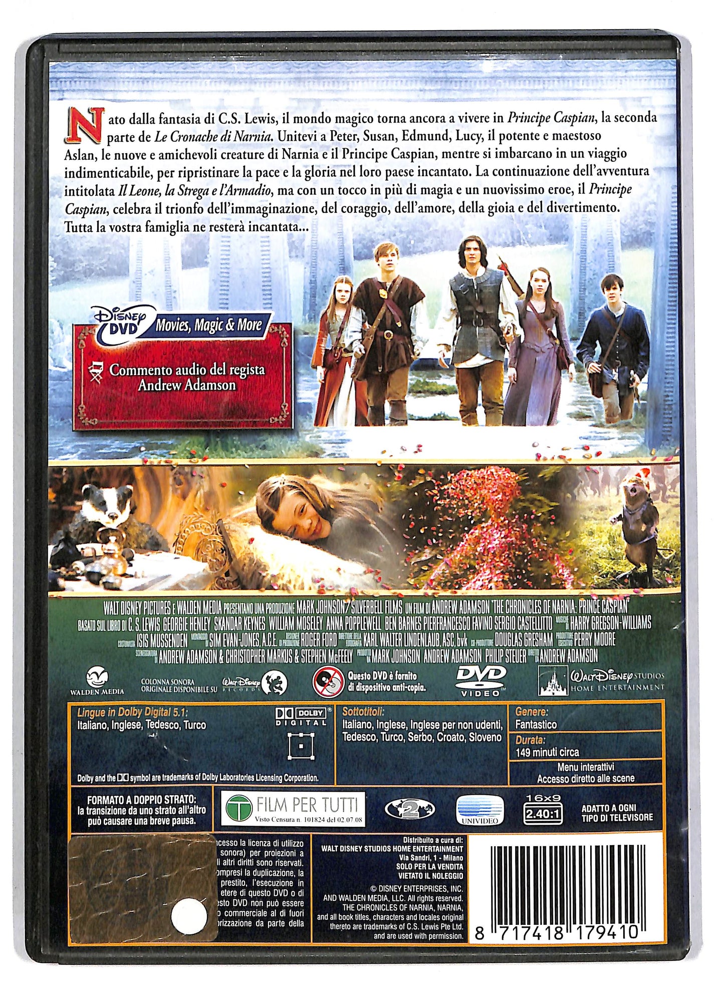 EBOND Le Cronache di Narnia il Principe Caspian DVD D815224